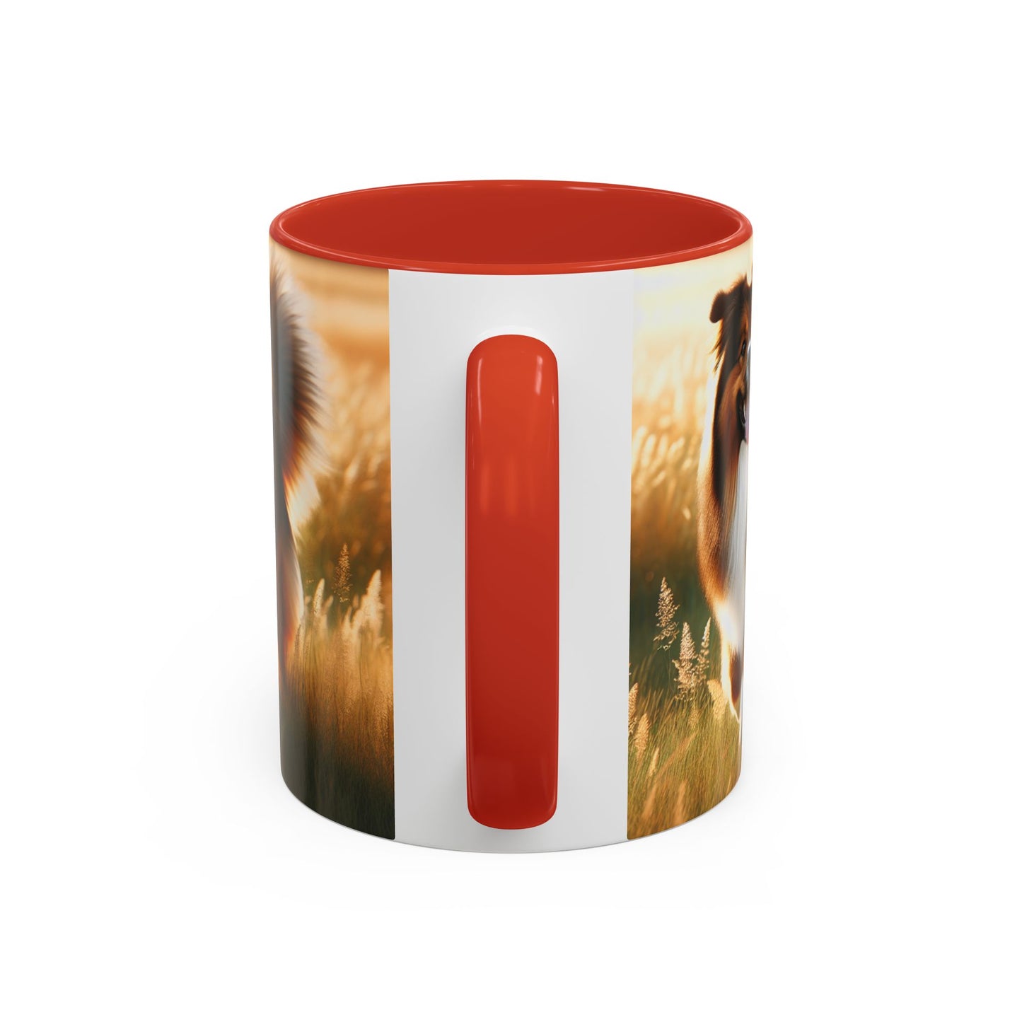 Bohemian Shepherd Accent Coffee Mug - Perfect Gift for Dog Lovers