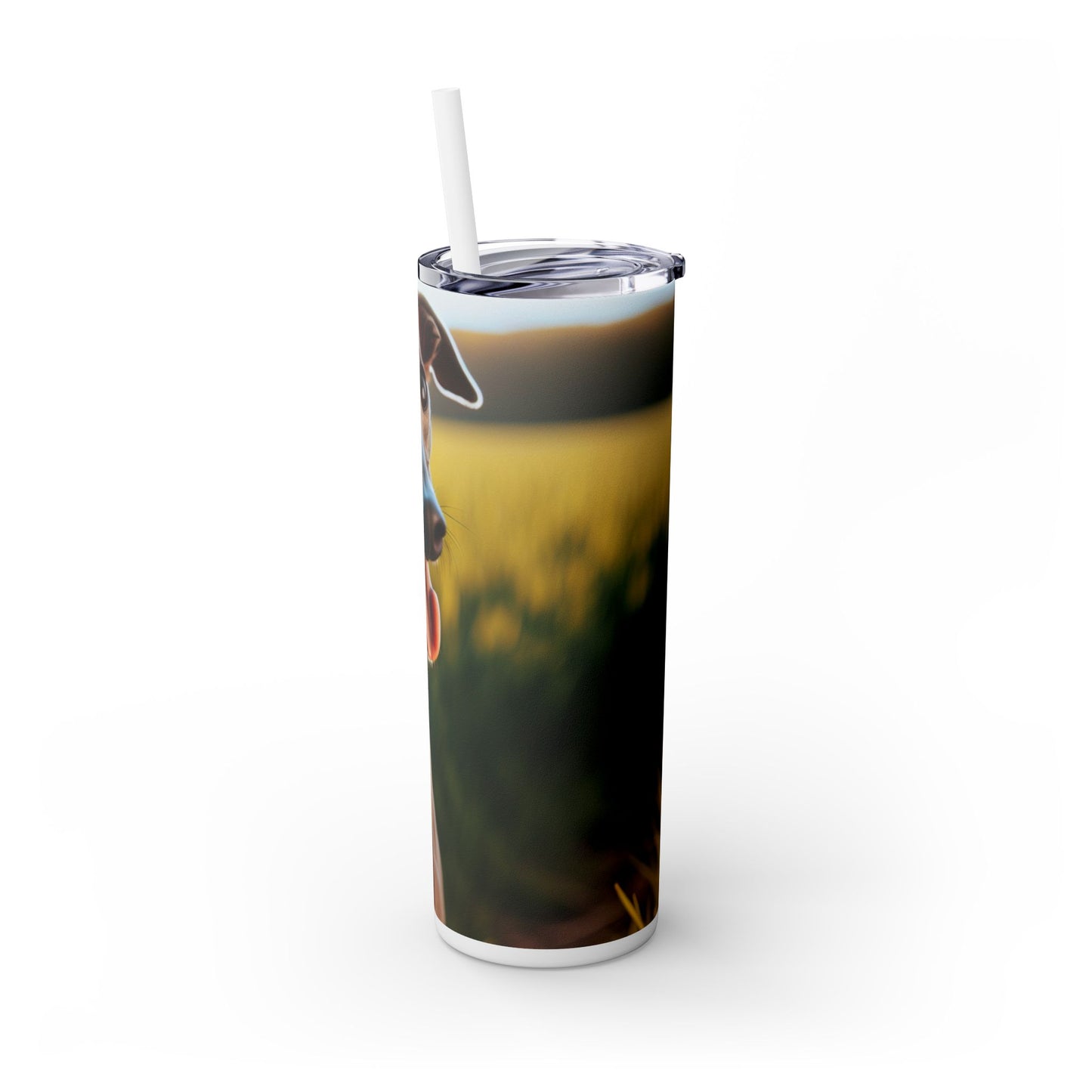 Greyhound Tumbler with Straw, 20oz