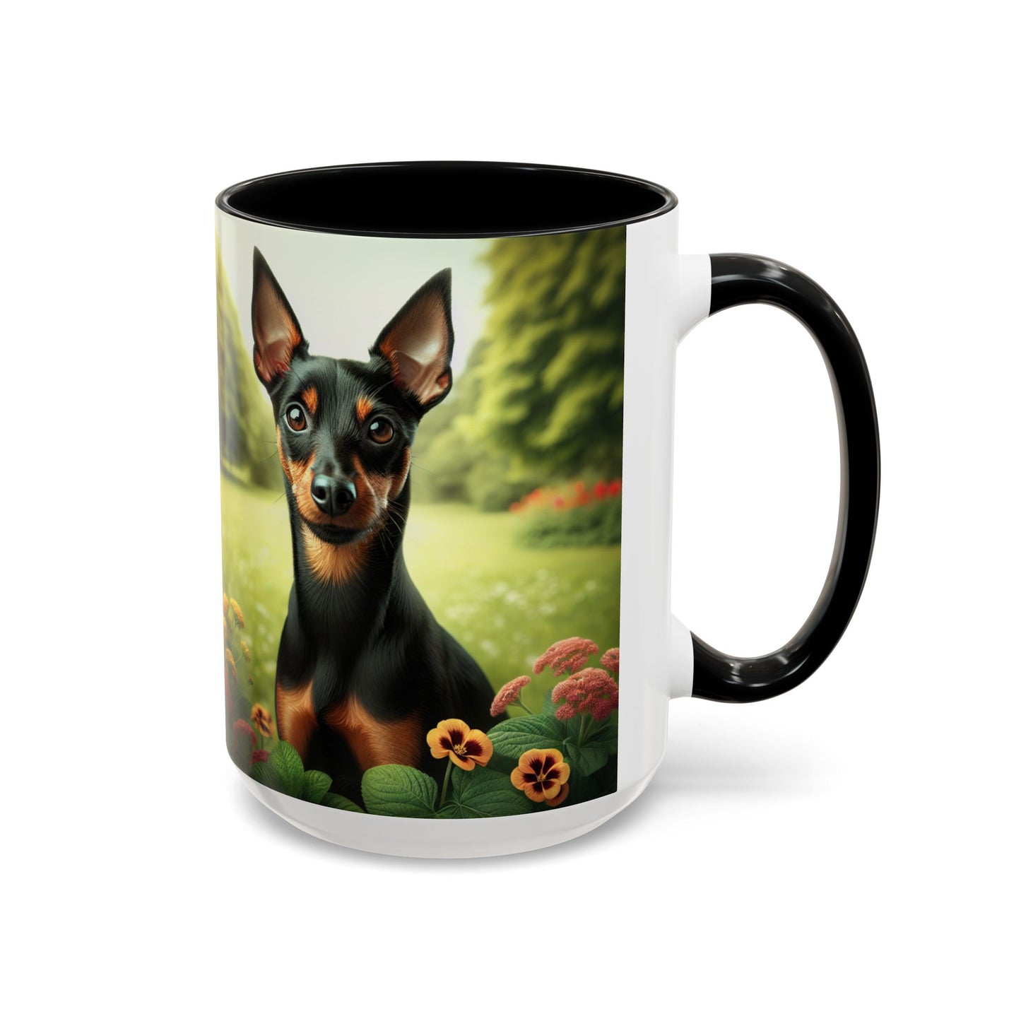 Manchester Terrier Accent Coffee Mug - Perfect Gift for Dog Lovers