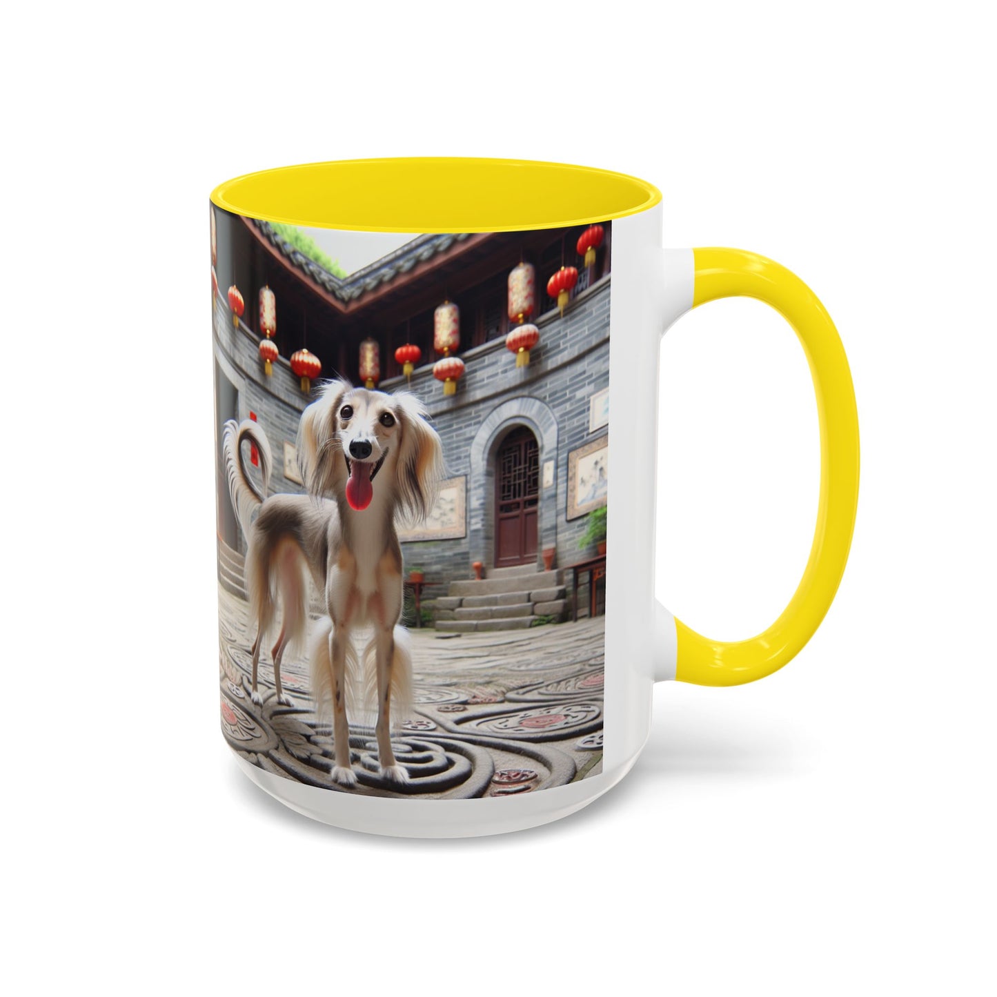 Chinese Saluki Accent Coffee Mug - Perfect Gift for Dog Lovers