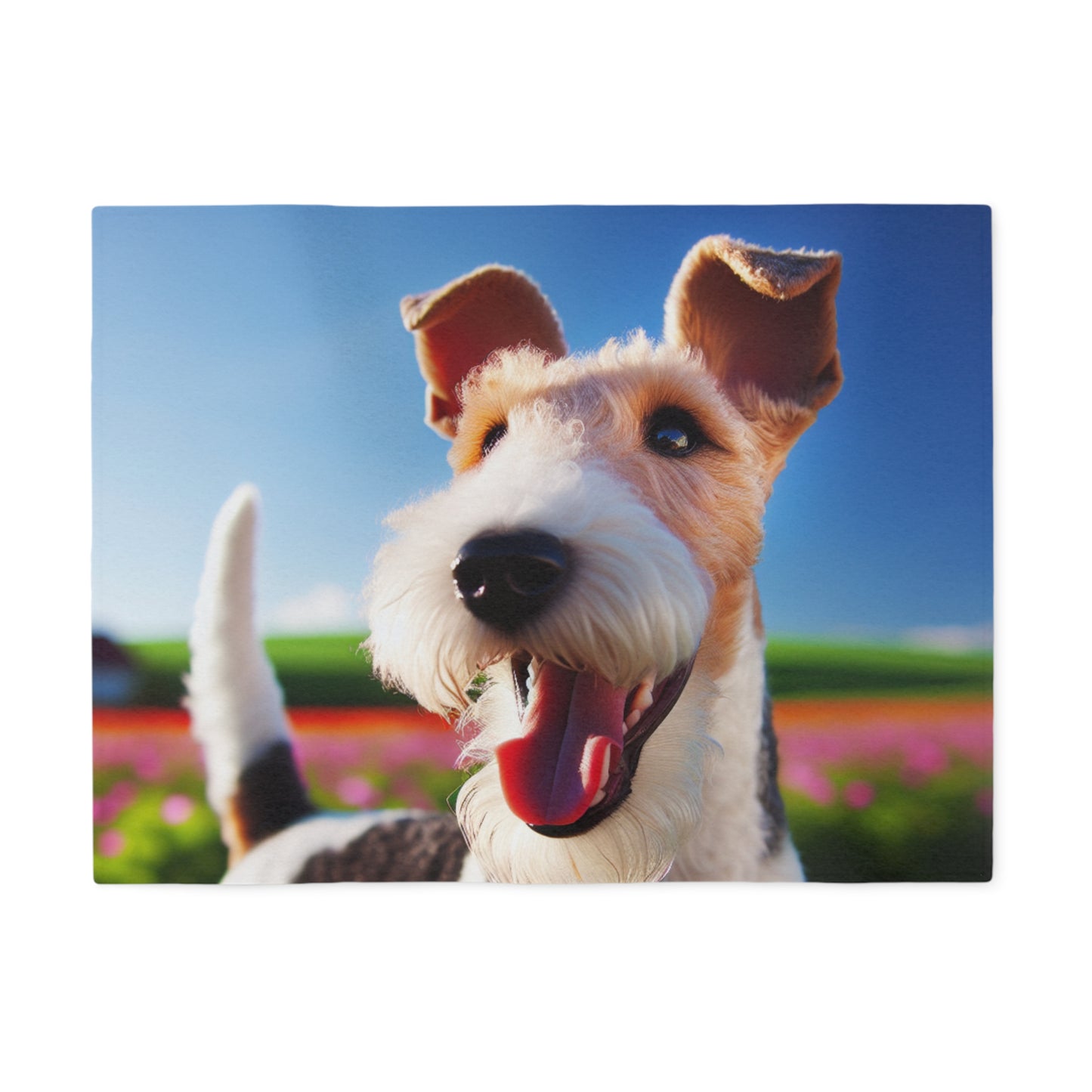 Wire Fox Terrier Sweatshirt Blanket