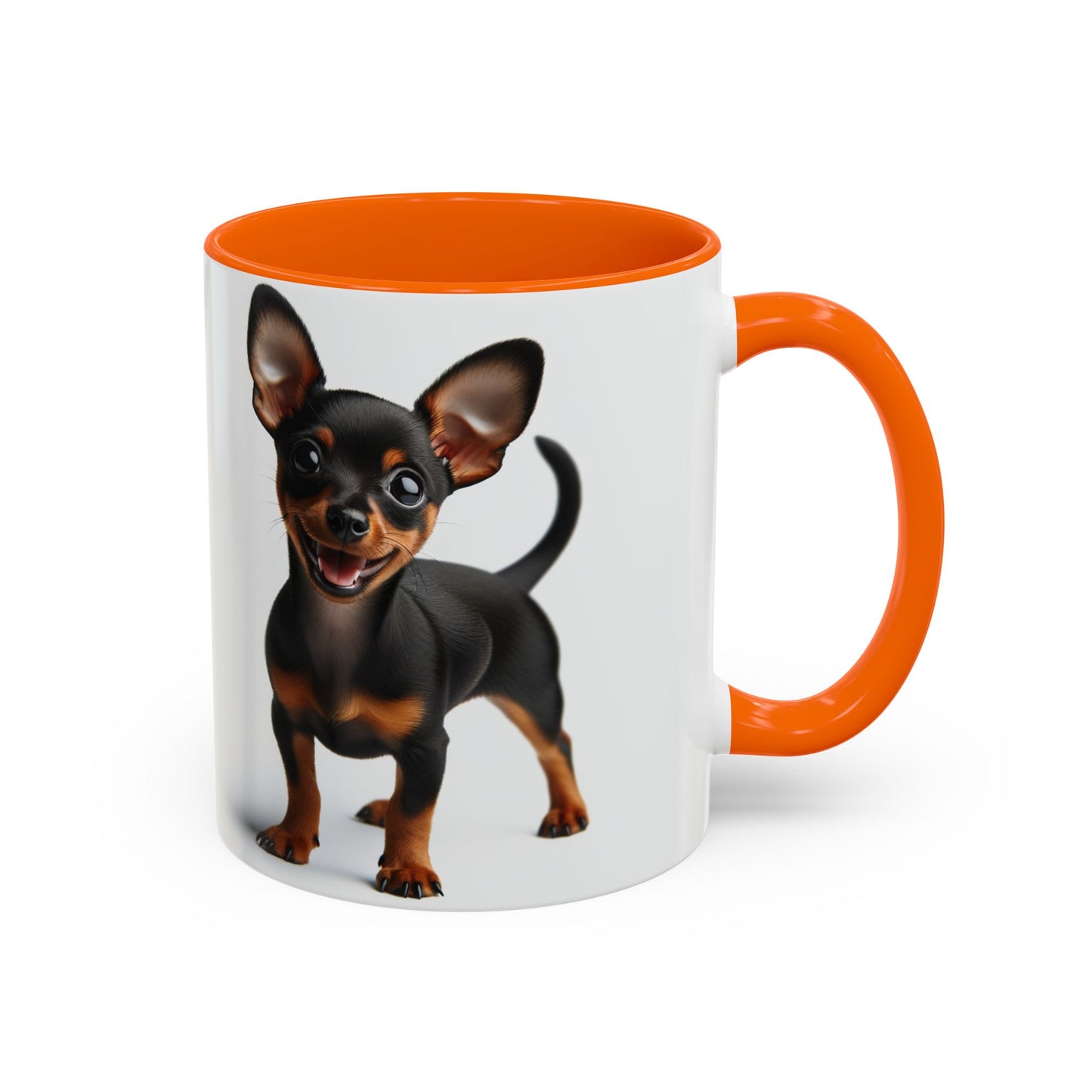Miniature Pinscher Accent Coffee Mug - Perfect Gift for Dog Lovers