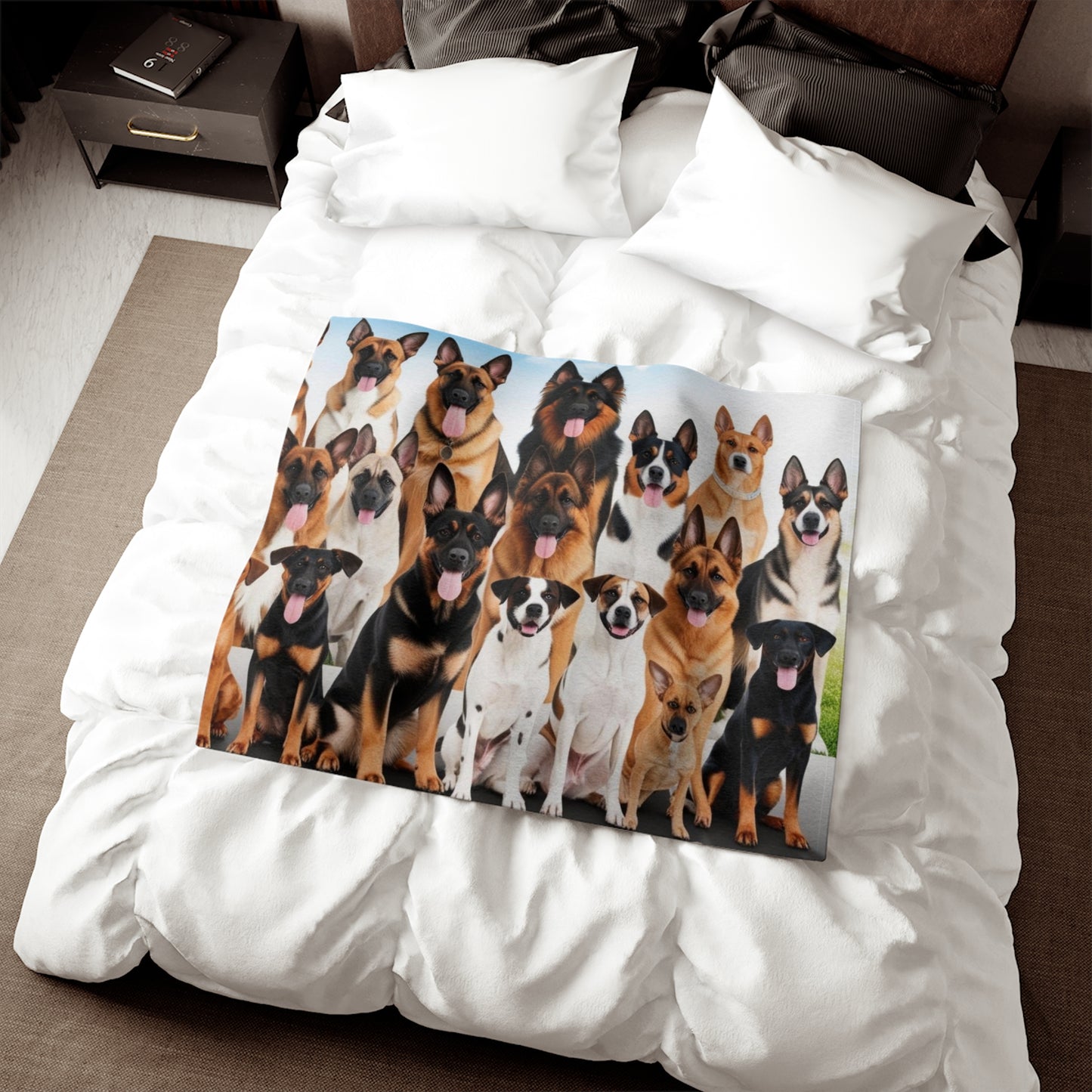 German Dogs Sweatshirt Blanket