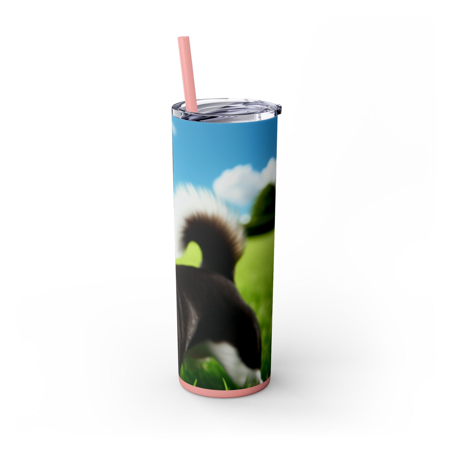 Japanese Terrier Tumbler with Straw, 20oz