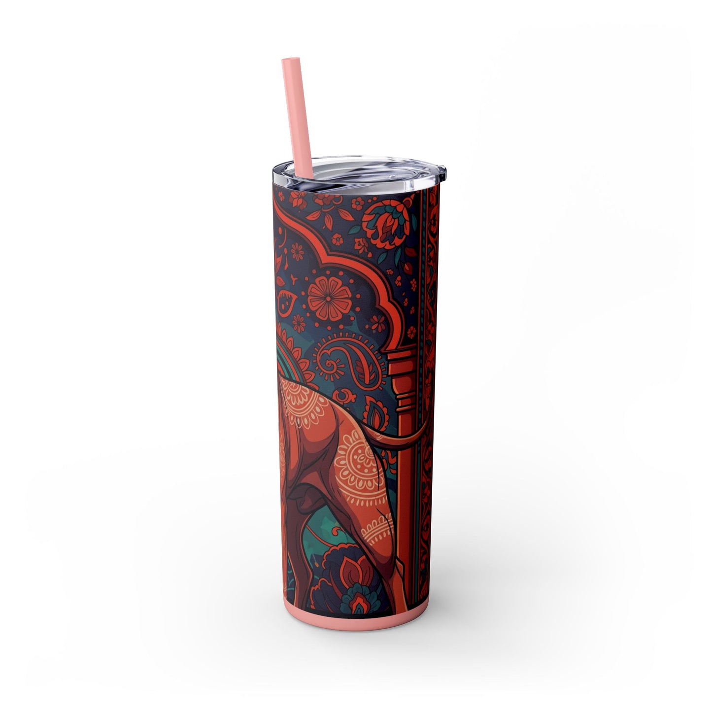 Bully Kutta Skinny Tumbler with Straw, 20oz