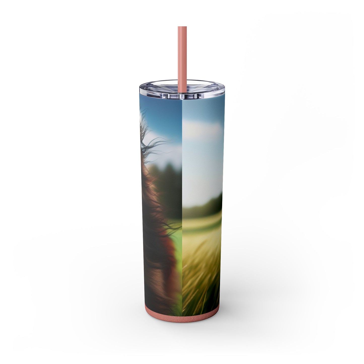 Belgian Shepherd Dog Tervuren Tumbler with Straw, 20oz