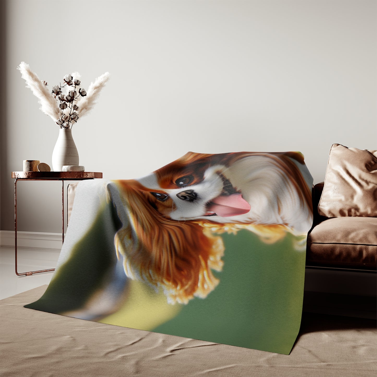 Cavalier King Charles Spaniel Sweatshirt Blanket