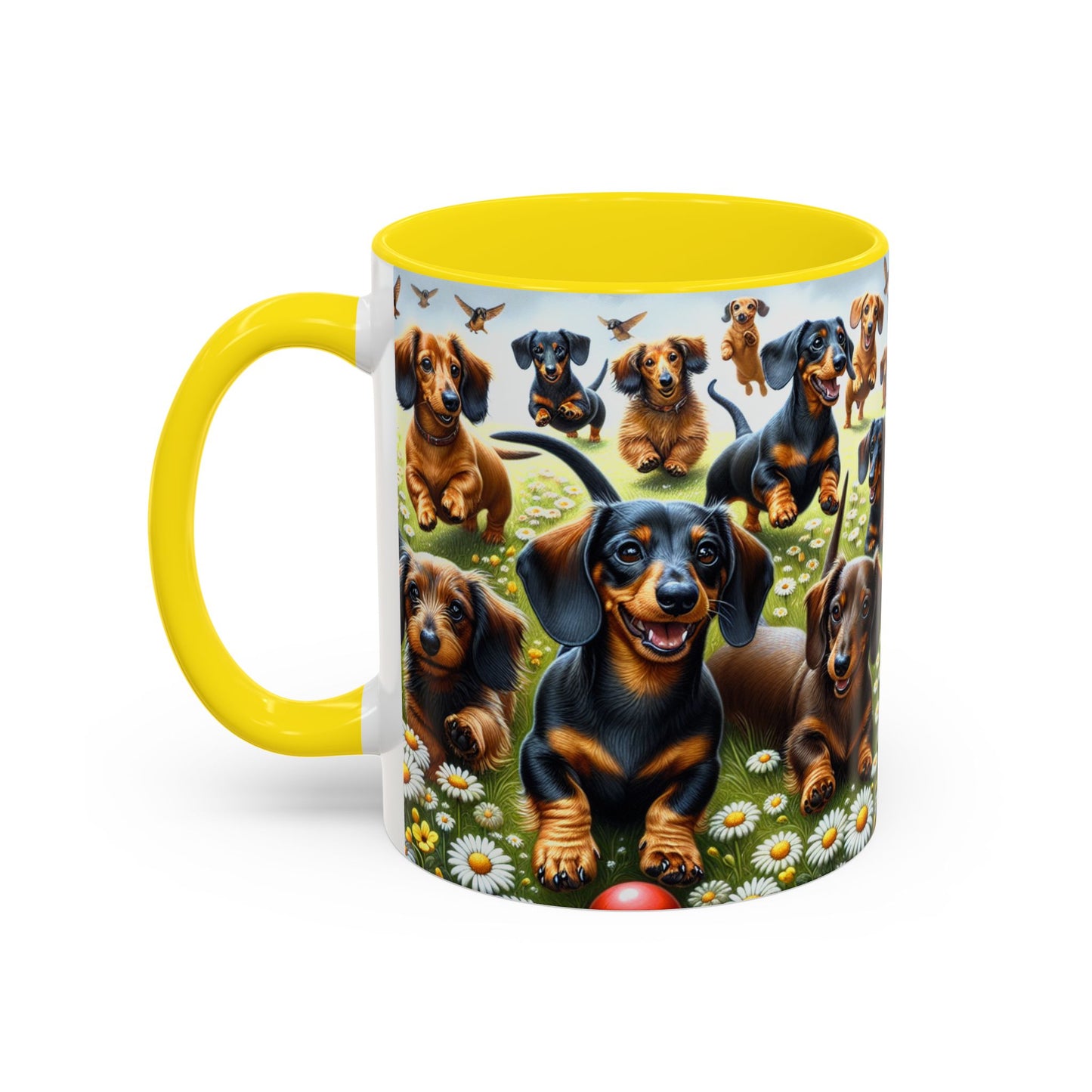 Dachshund Accent Coffee Mug - Perfect Gift for Dog Lovers