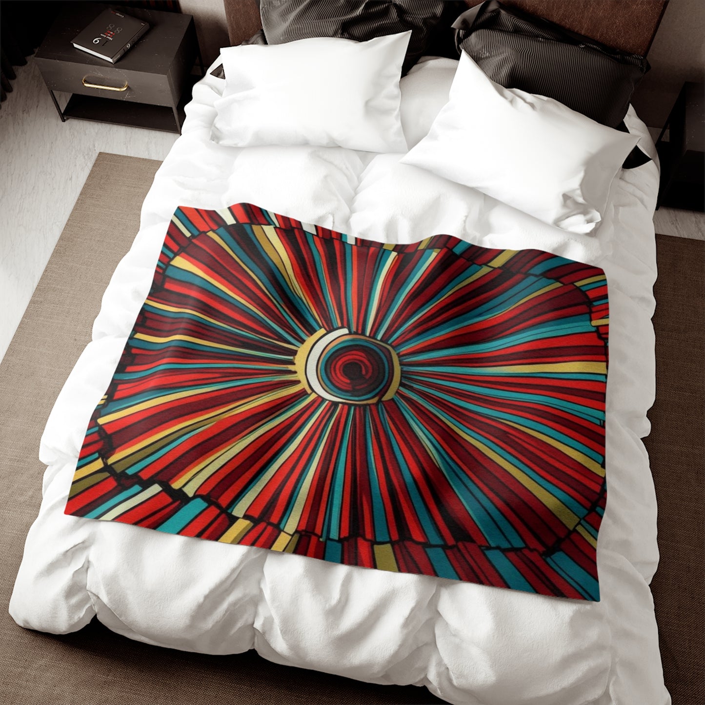 Optical Illusion Sweatshirt Blanket
