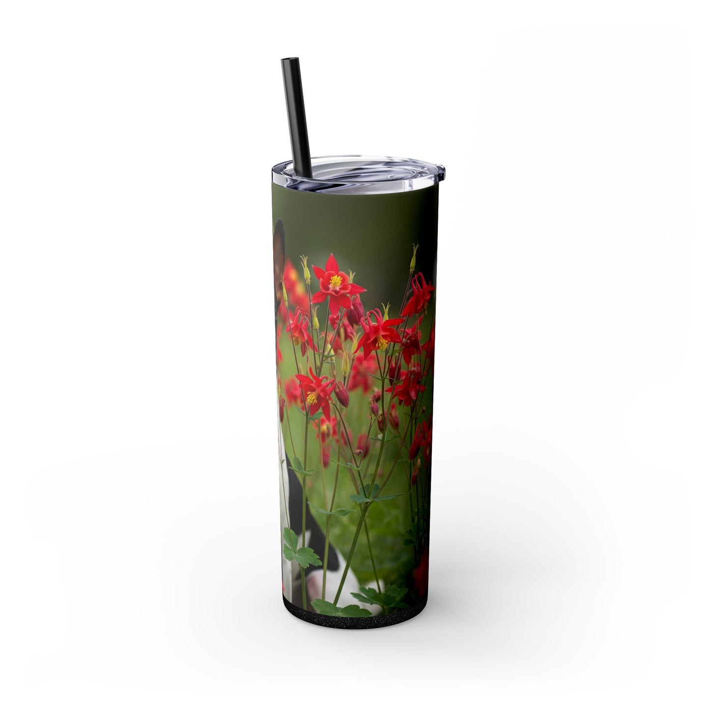 Toy Fox Terrier Tumbler with Straw, 20oz
