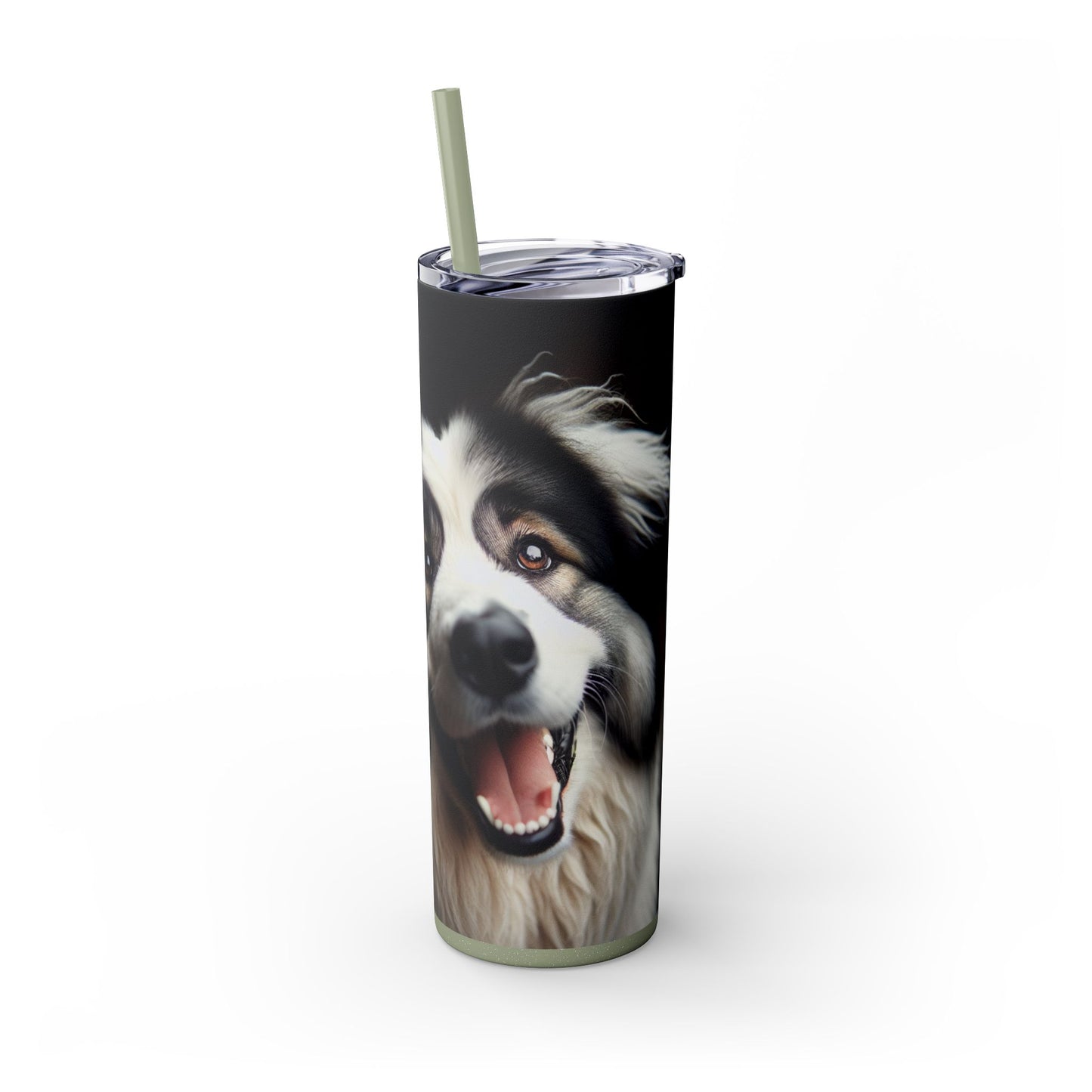 Romanian Mioritic Shepherd Dog Tumbler with Straw, 20oz