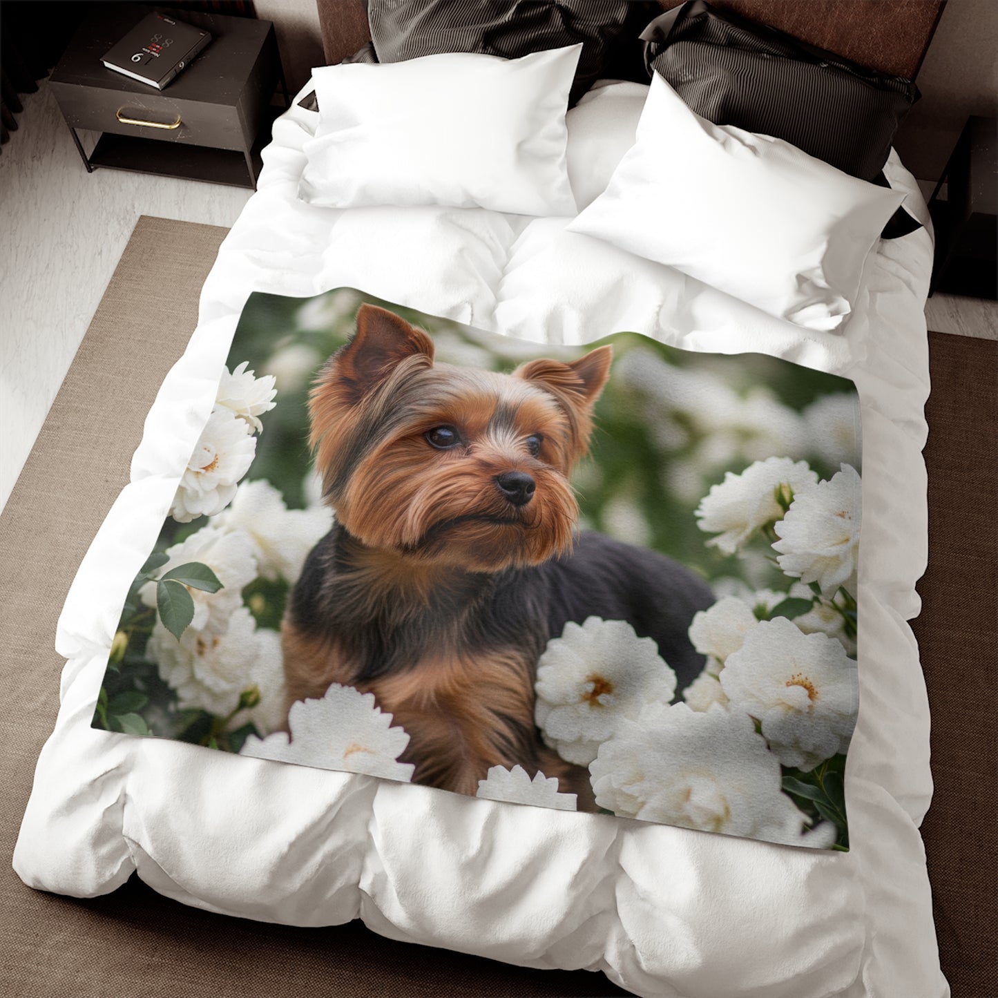 Yorkshire Terrier Sweatshirt Blanket
