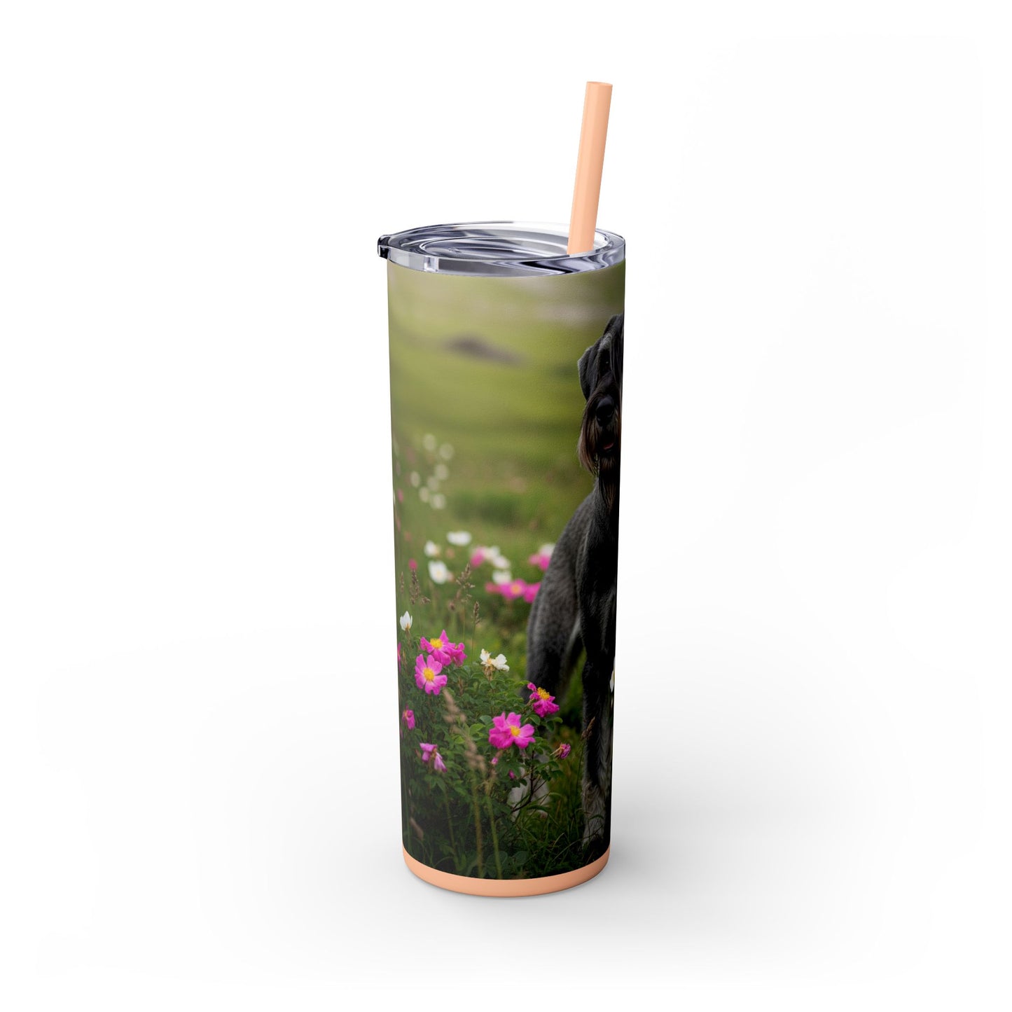 Giant Schnauzer Tumbler with Straw, 20oz