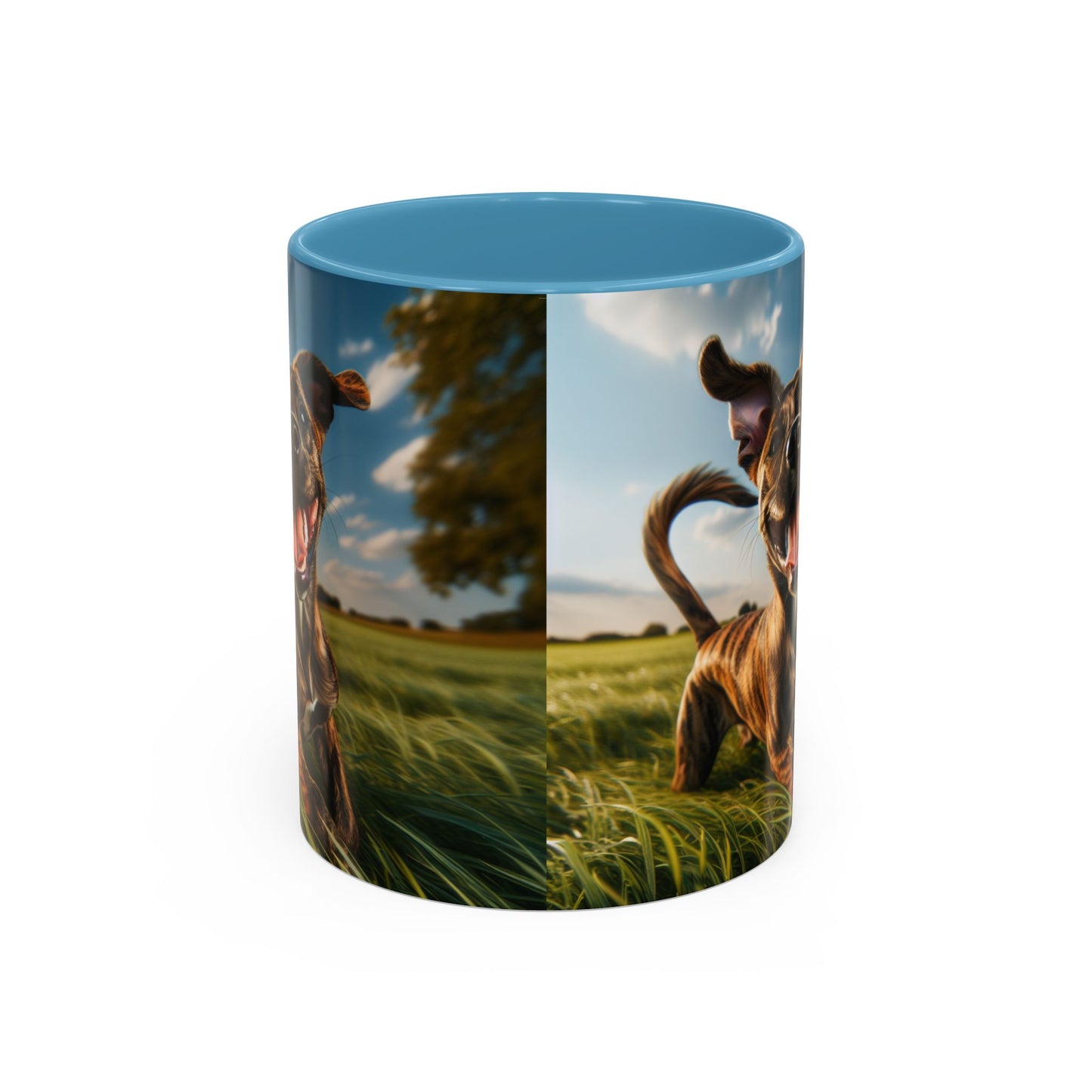 Treeing Tennessee Brindle Accent Coffee Mug - Perfect Gift for Dog Lovers