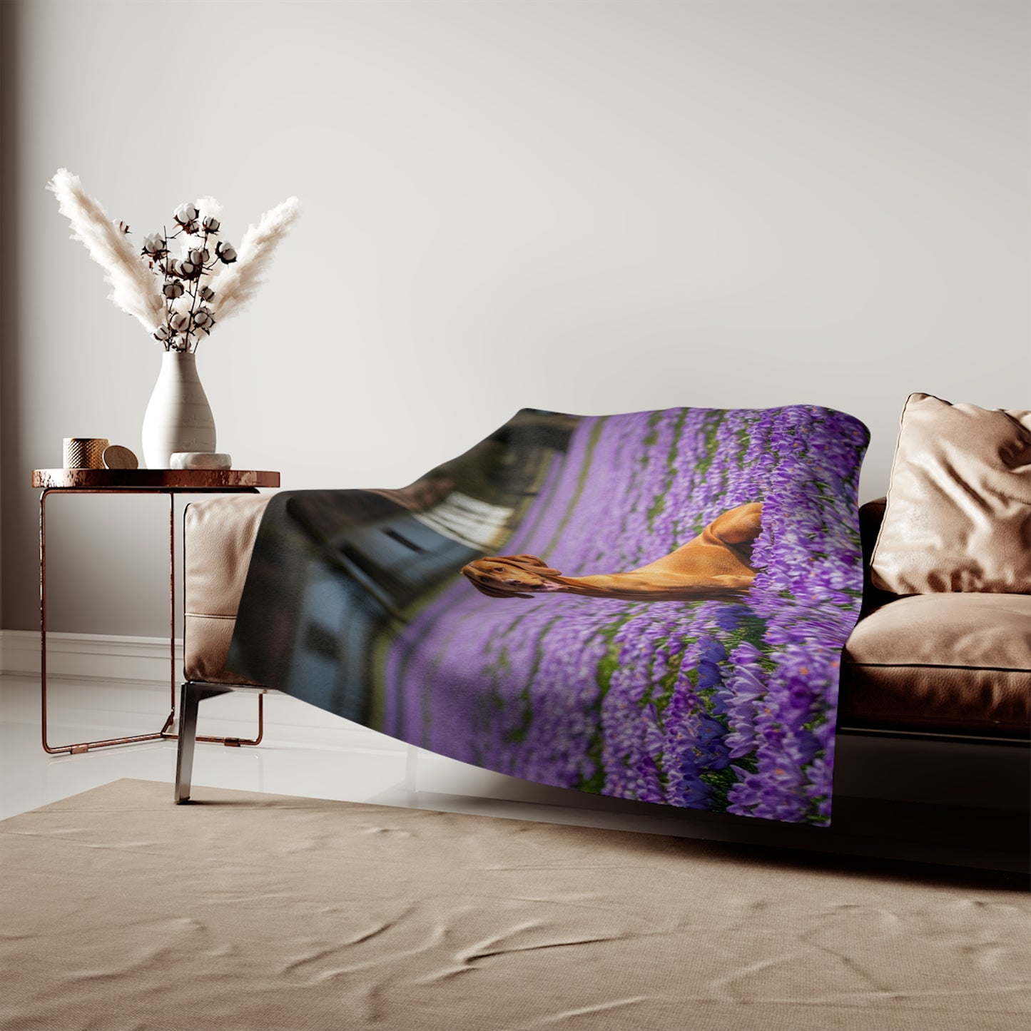 Vizsla Sweatshirt Blanket