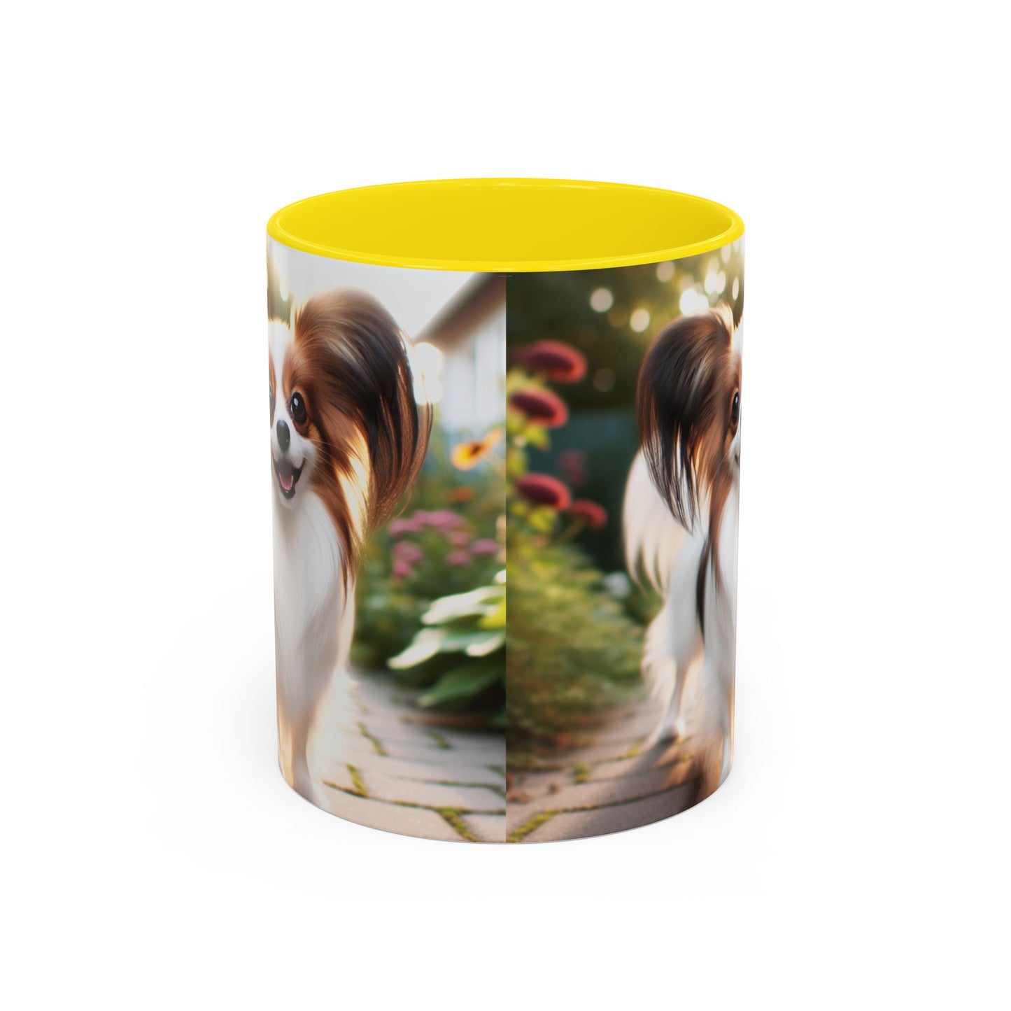 Papillon Accent Coffee Mug - Perfect Gift for Dog Lovers