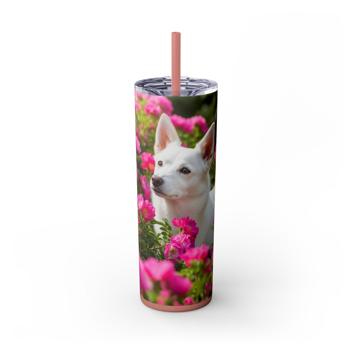 Norrbottenspets Skinny Tumbler with Straw, 20oz