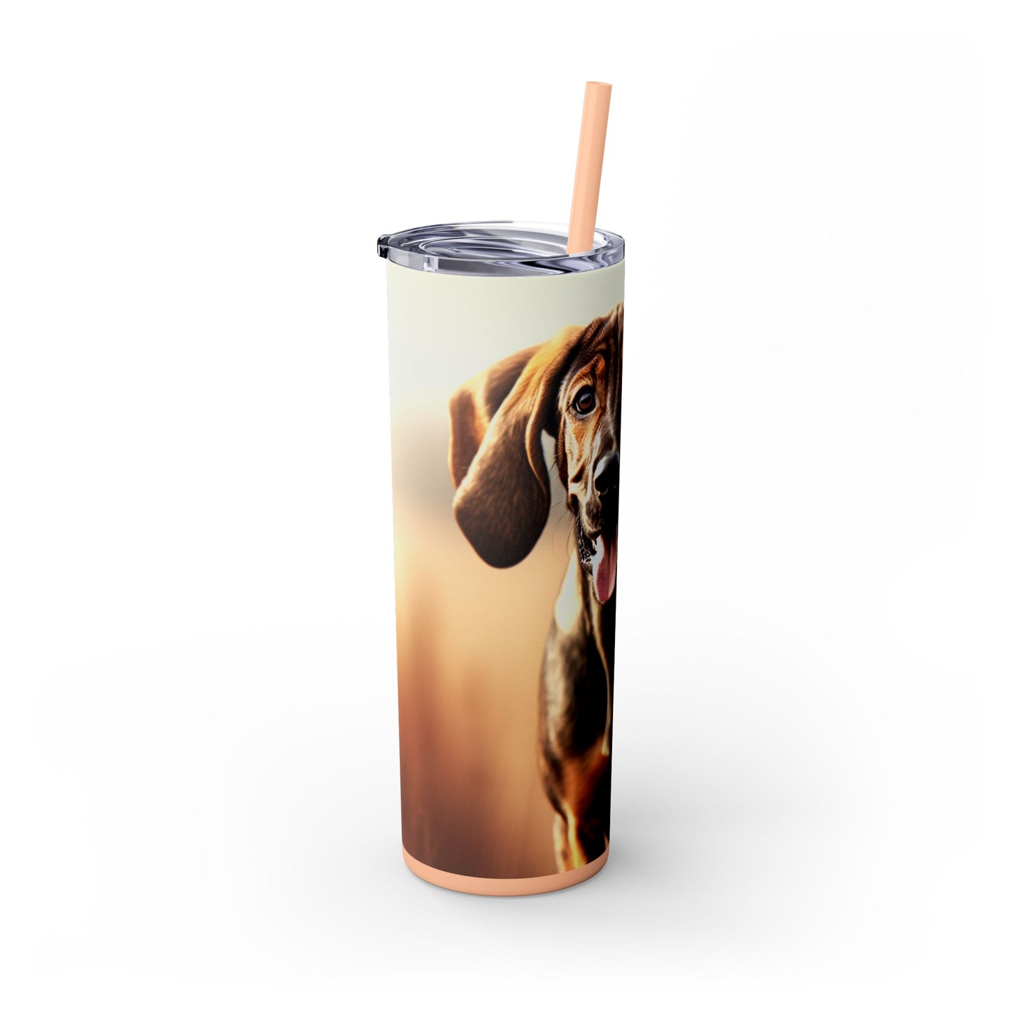 Plott Hound Tumbler with Straw, 20oz