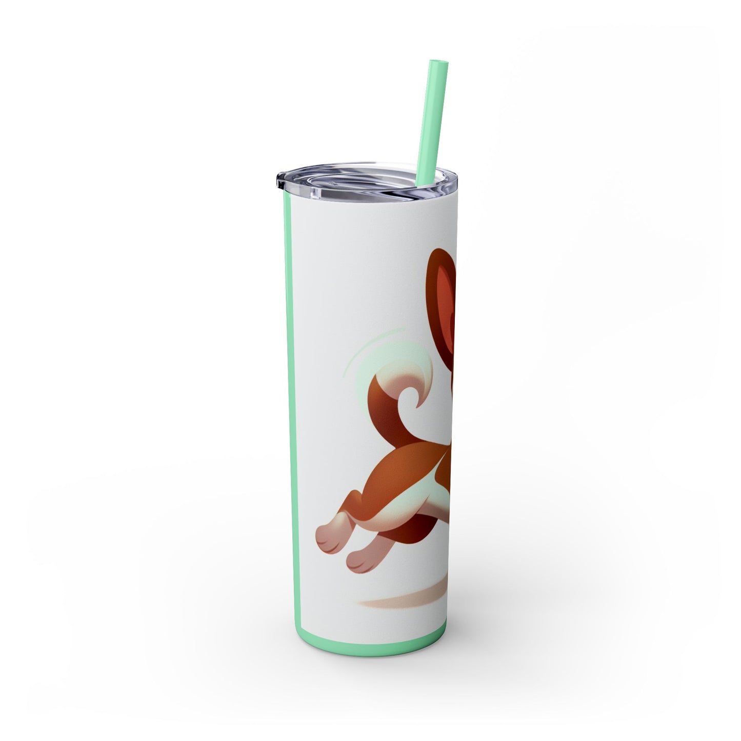 Basenji Tumbler with Straw, 20oz