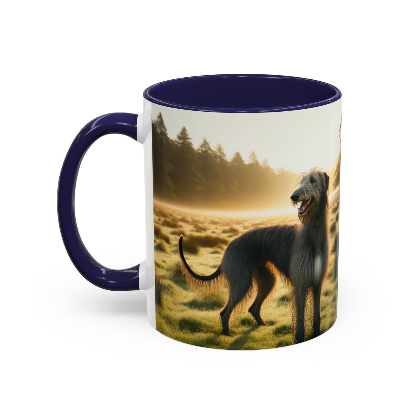 Scottish Deerhound Accent Coffee Mug - Perfect Gift for Dog Lovers