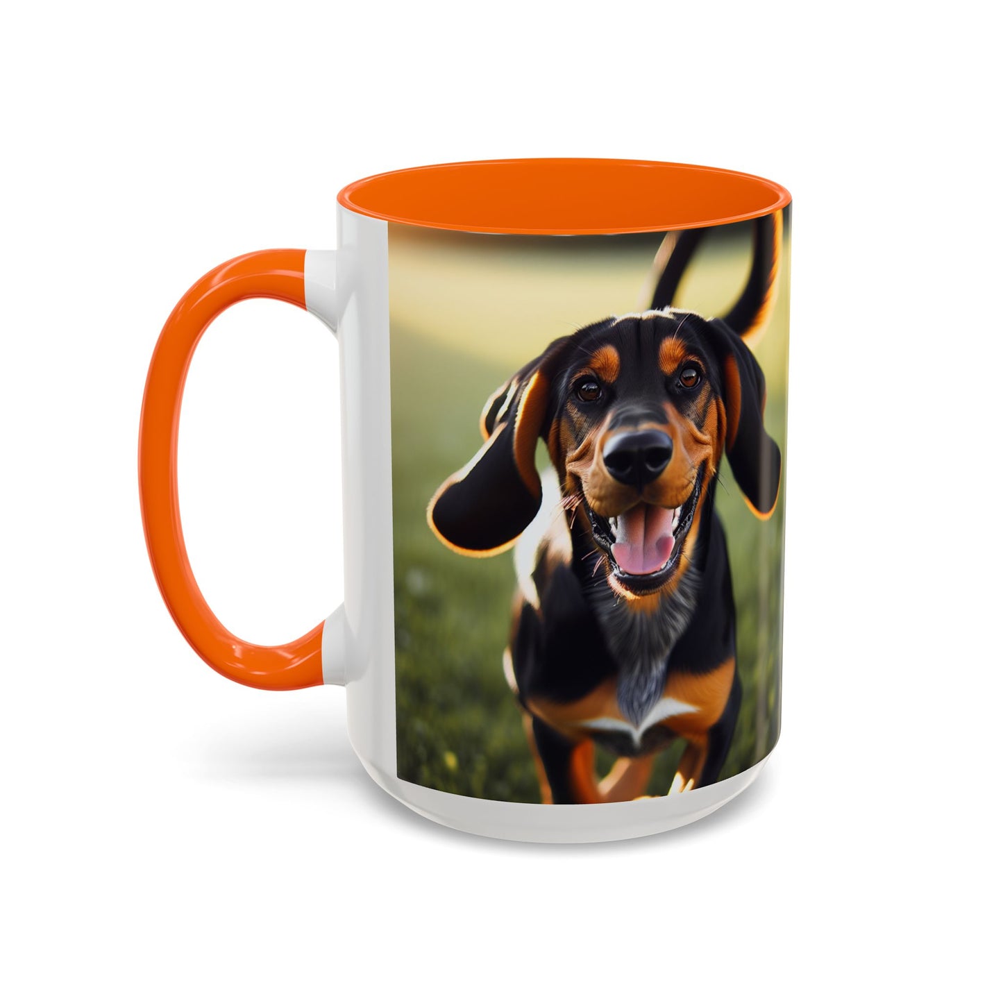 Black and Tan Coonhound Accent Coffee Mug - Perfect Gift for Dog Lovers