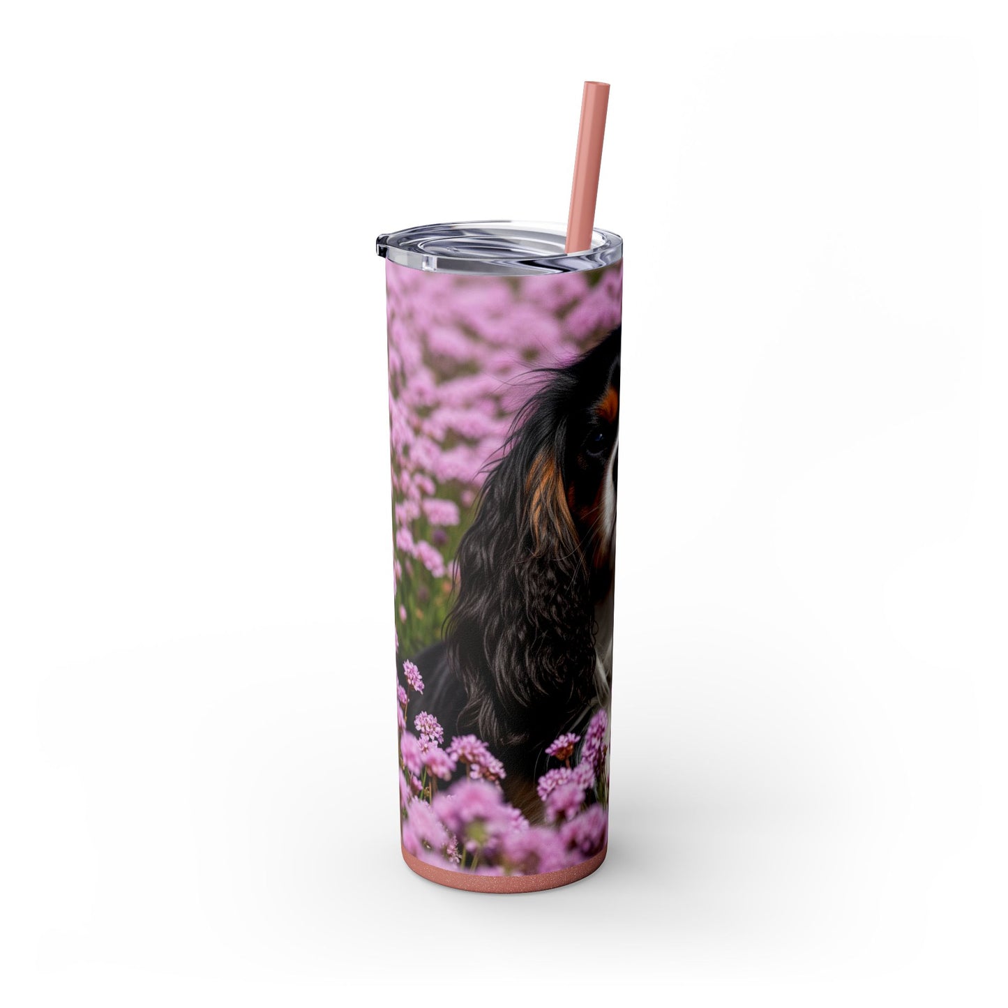 King Charles Spaniel Tumbler with Straw, 20oz