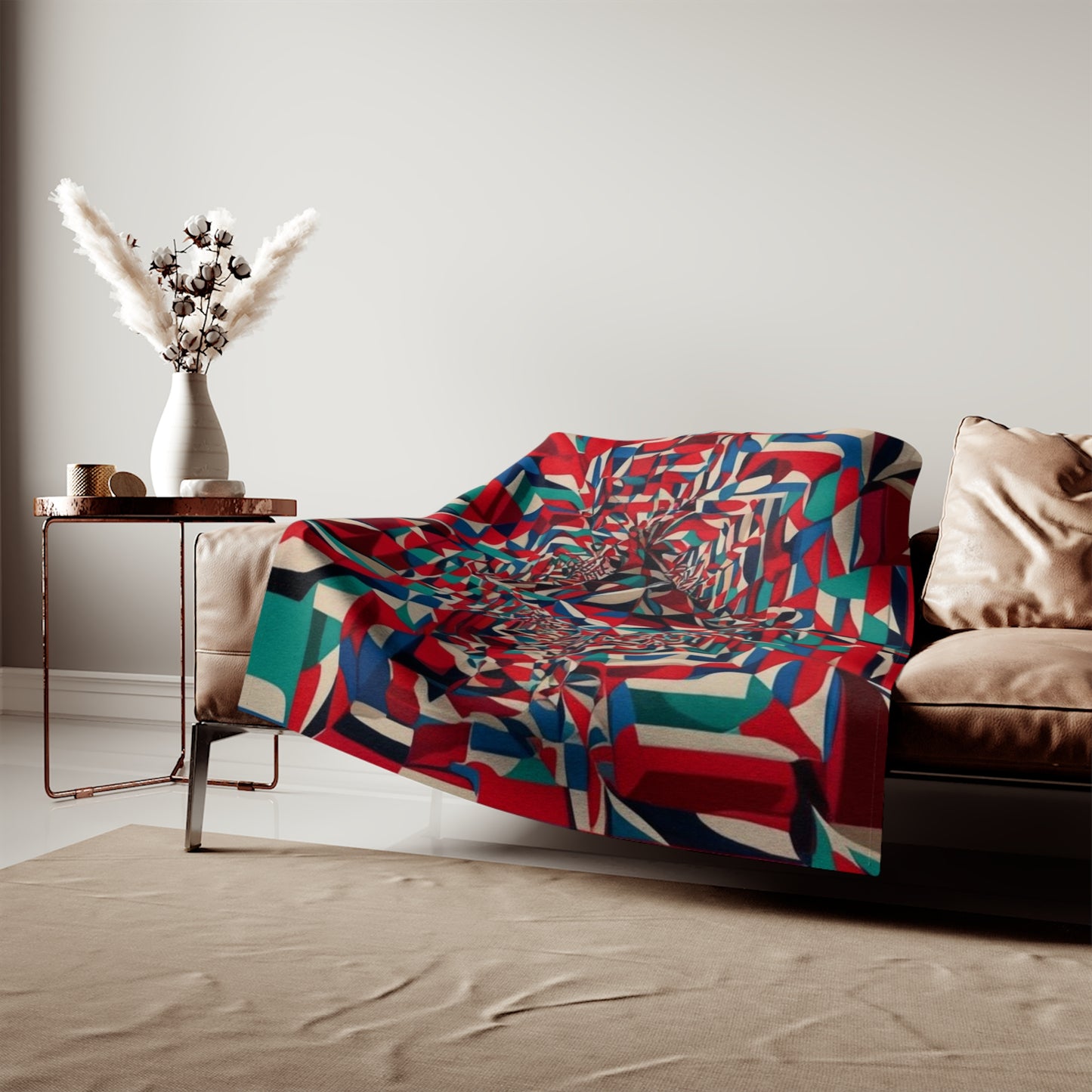 Optical Illusion Sweatshirt Blanket