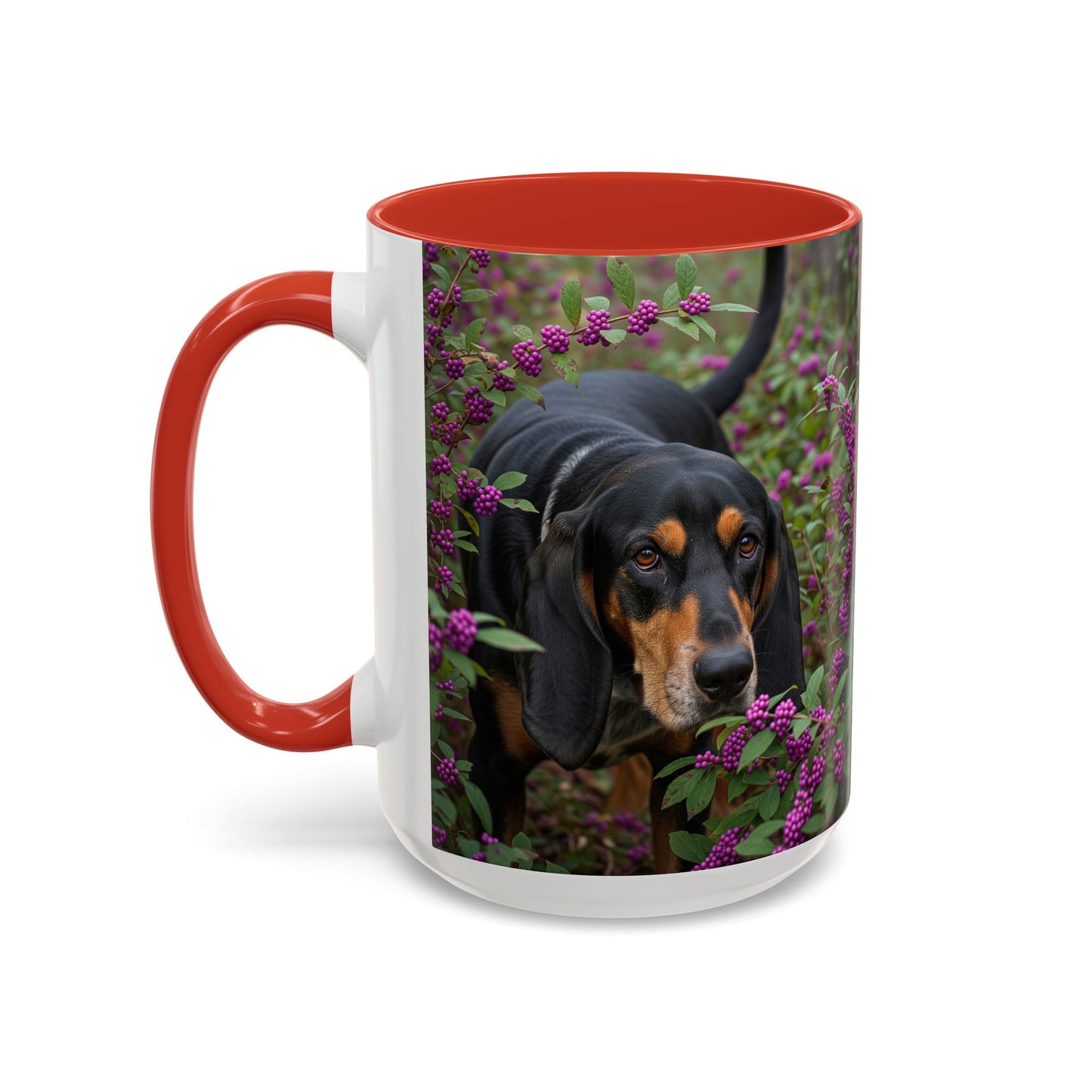 Black and Tan Coonhound Accent Coffee Mug - Perfect Gift for Dog Lovers