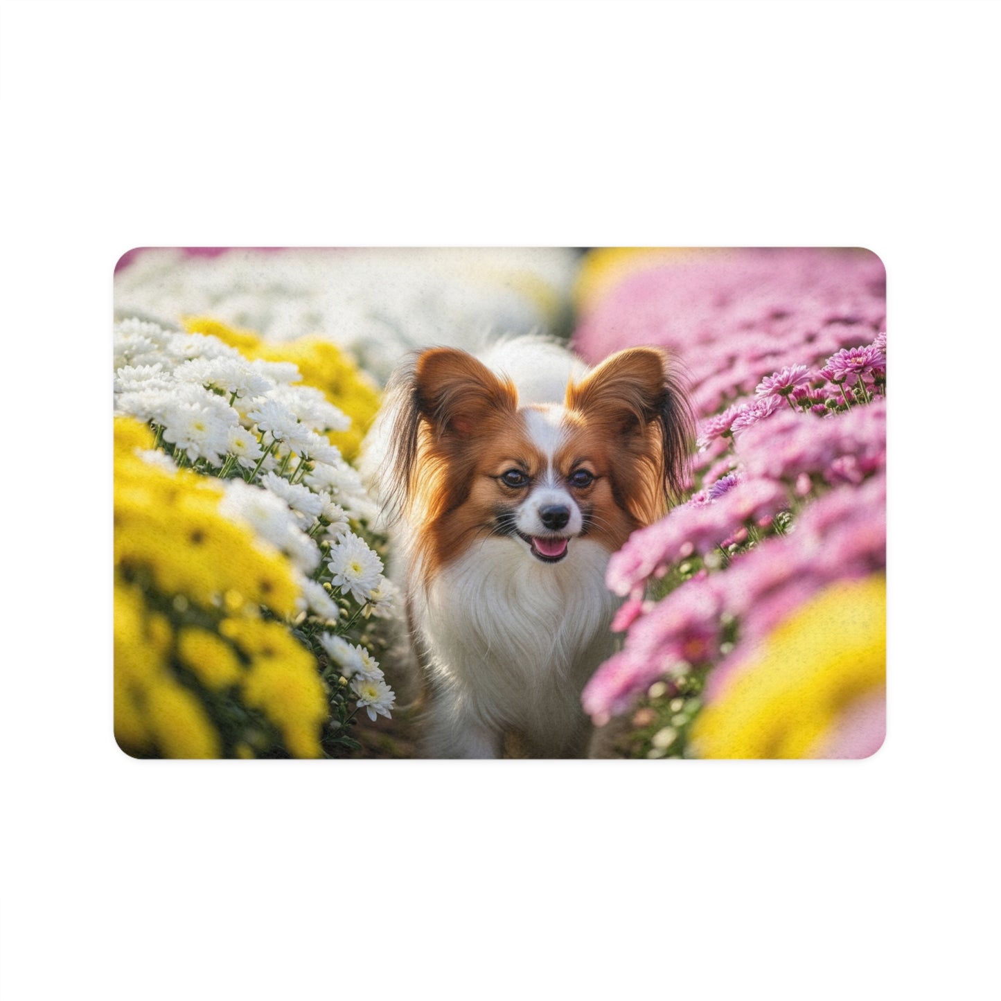 Pet Food Mat (12x18) - Papillon