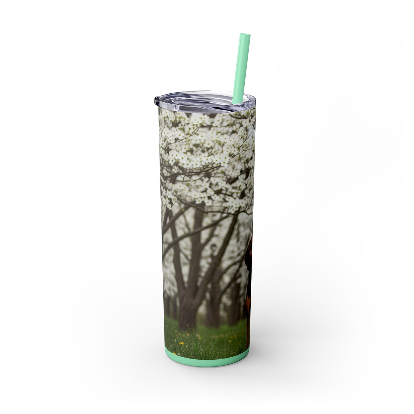 Plott Hound Tumbler with Straw, 20oz