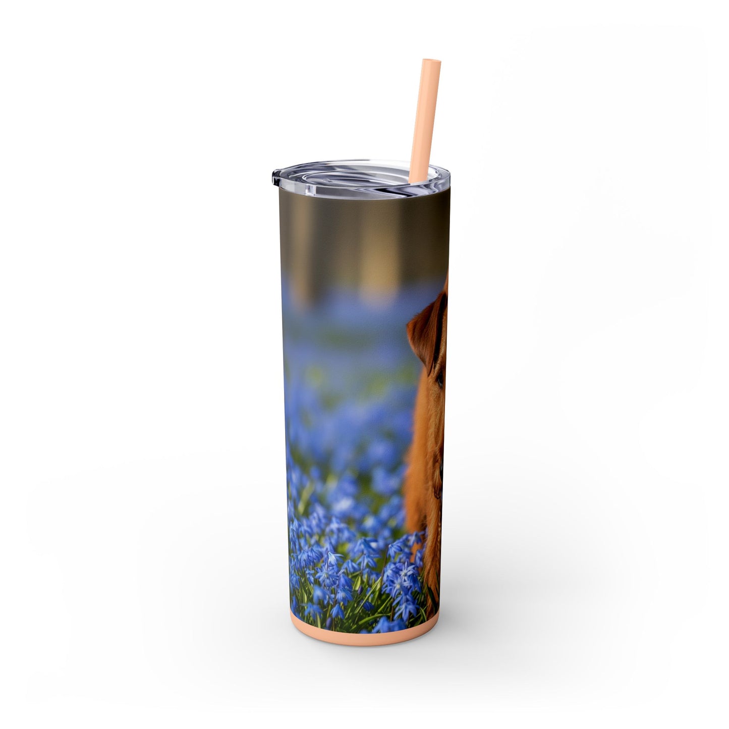 Irish Terrier Skinny Tumbler with Straw, 20oz