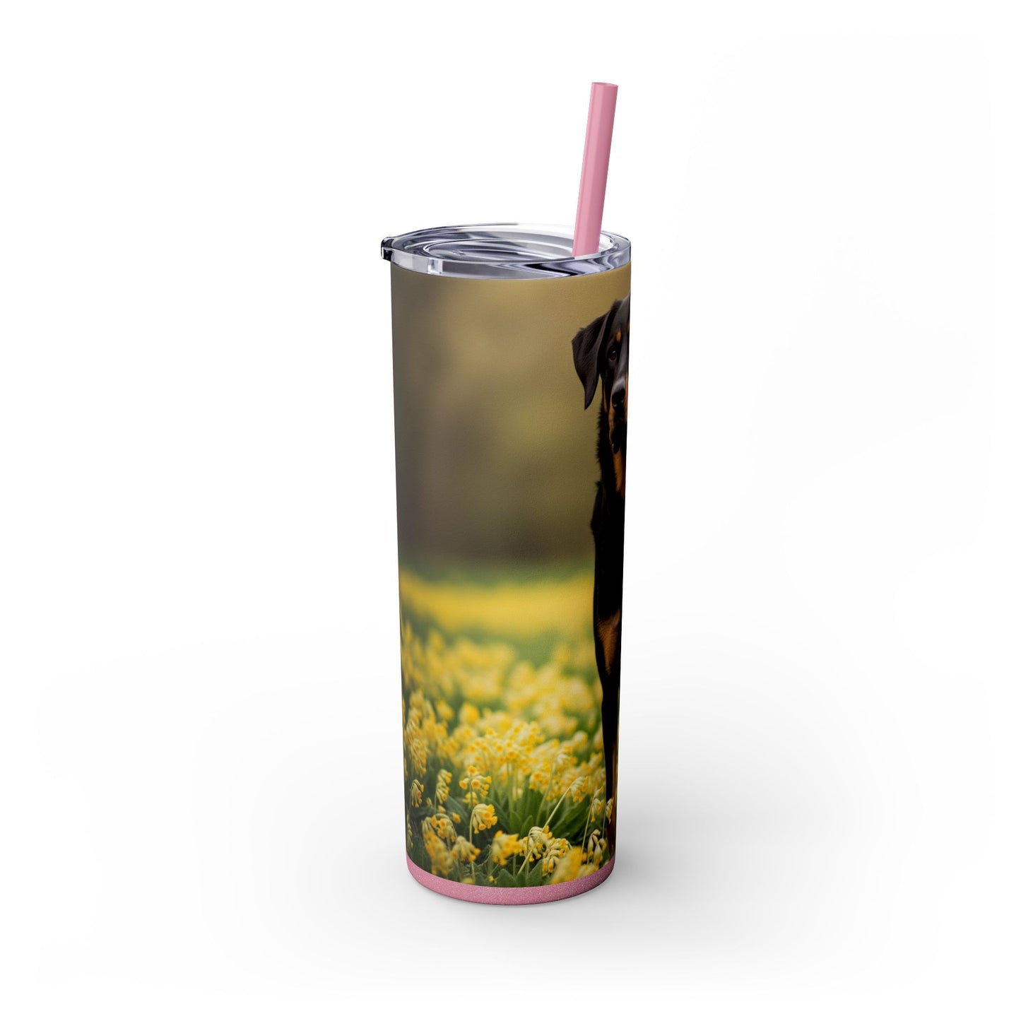 Beauceron Tumbler with Straw, 20oz