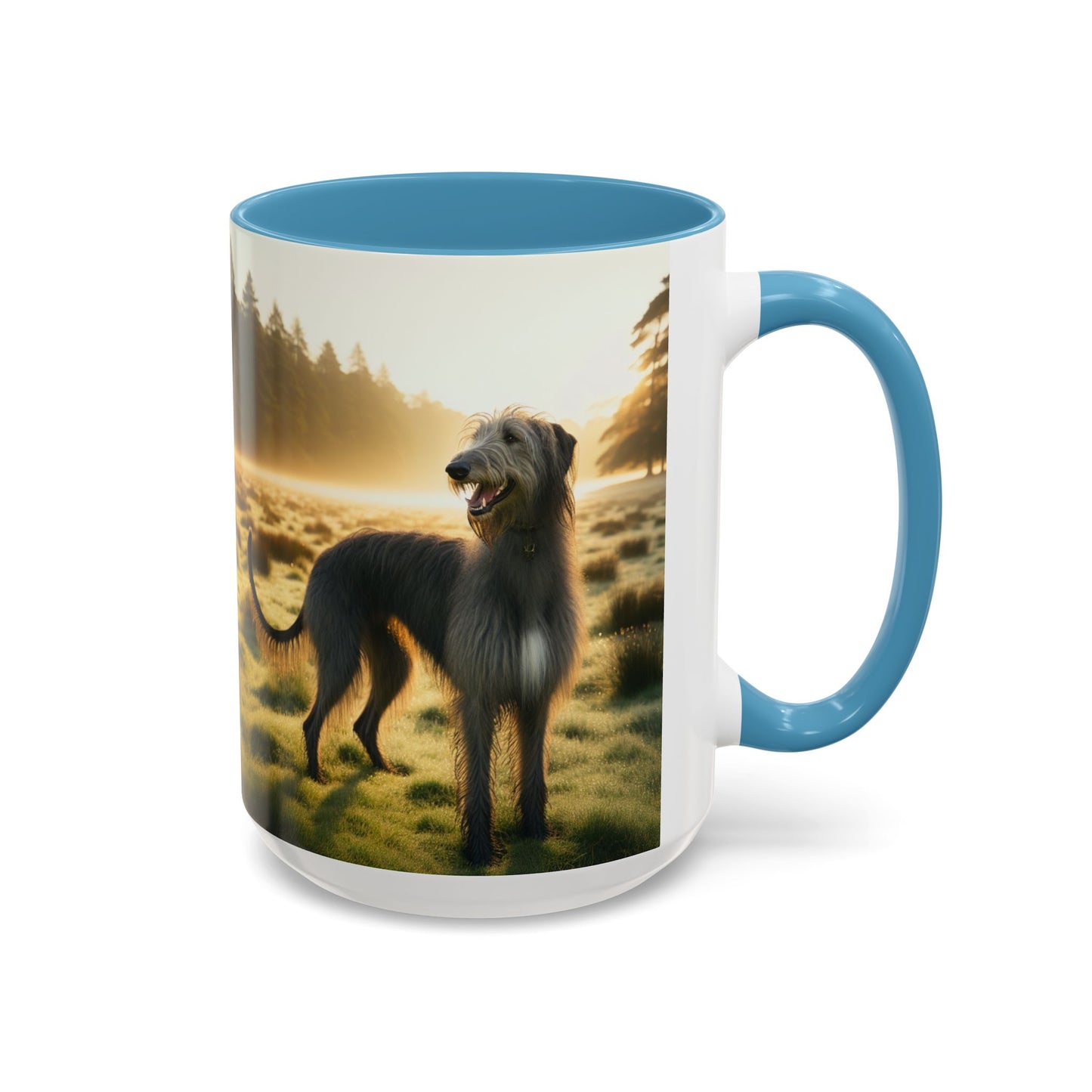 Scottish Deerhound Accent Coffee Mug - Perfect Gift for Dog Lovers
