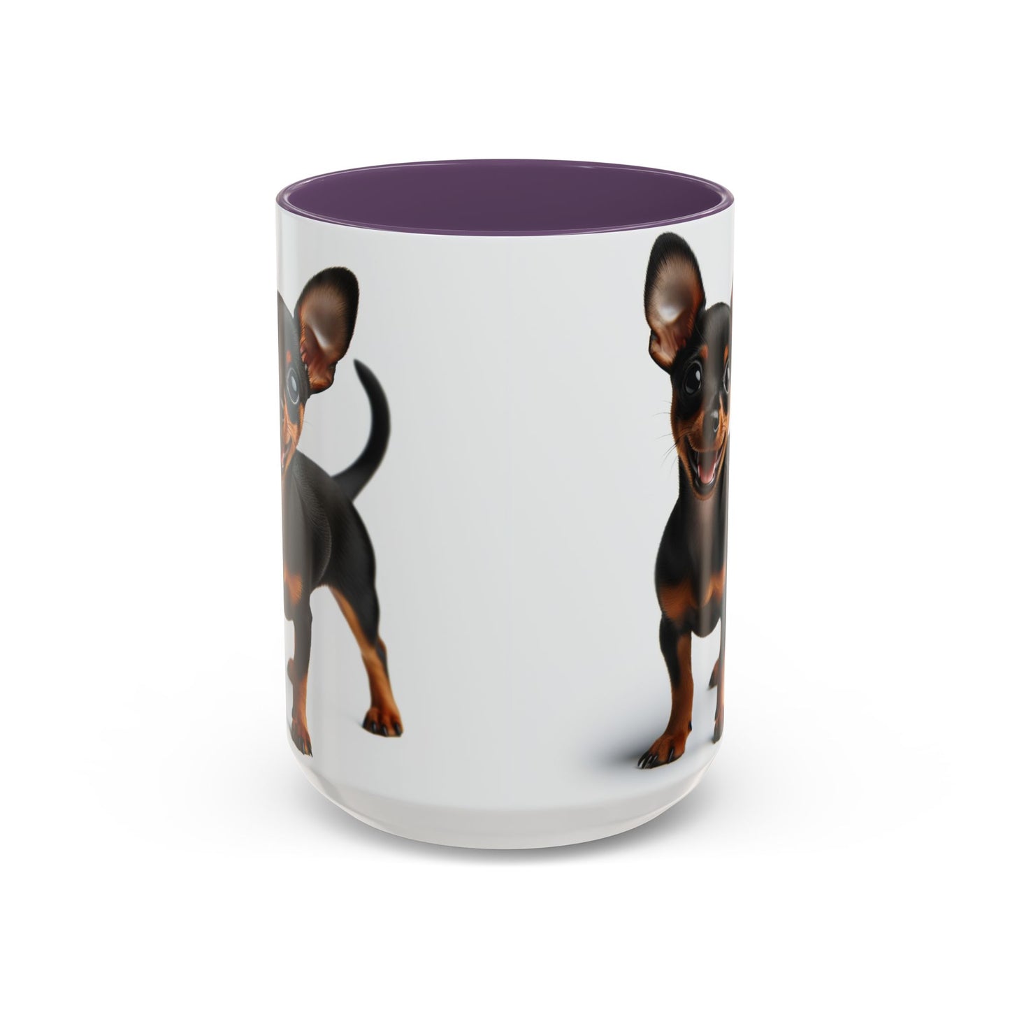 Miniature Pinscher Accent Coffee Mug - Perfect Gift for Dog Lovers