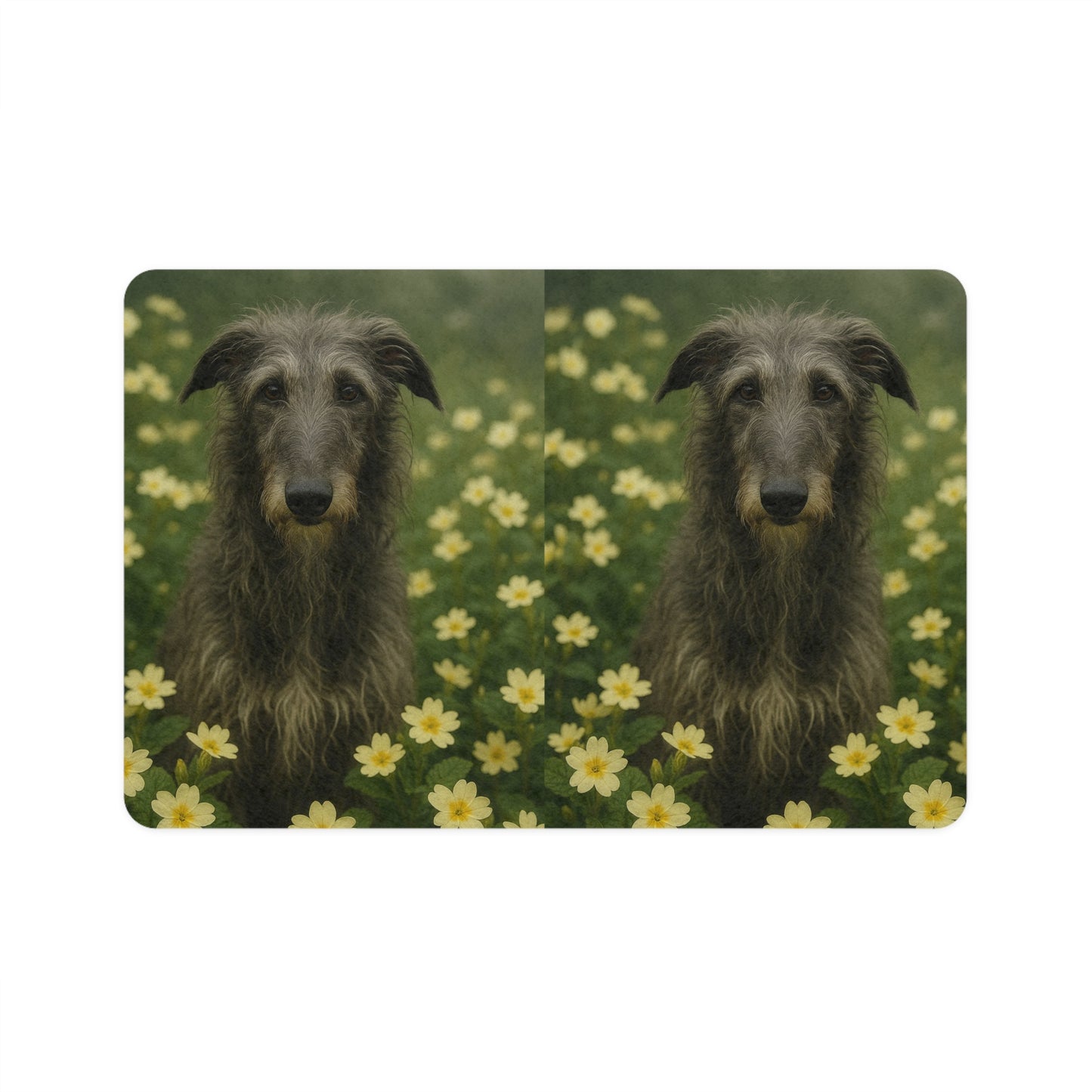 Pet Food Mat (12x18) - Scottish Deerhound