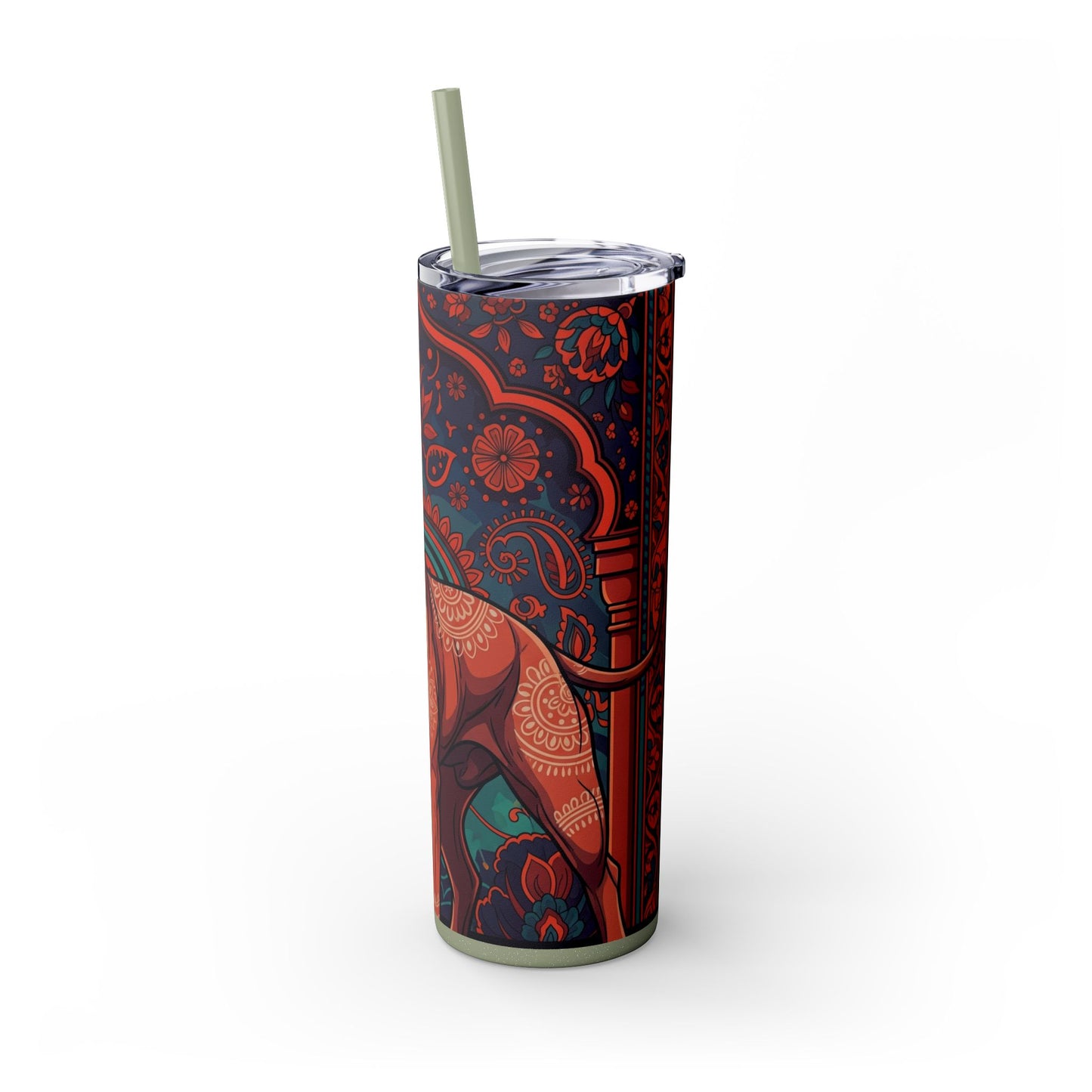 Bully Kutta Skinny Tumbler with Straw, 20oz