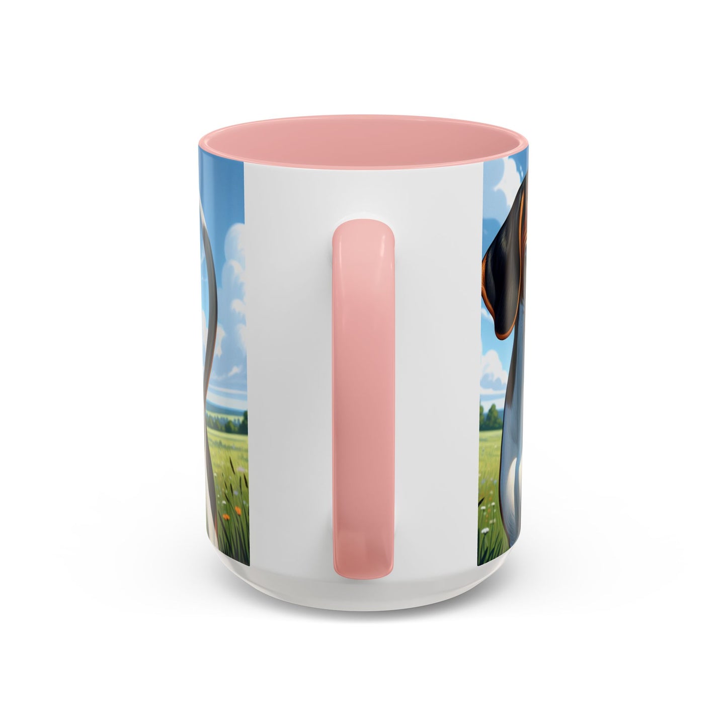 Treeing Walker Coonhound Accent Coffee Mug - Perfect Gift for Dog Lovers