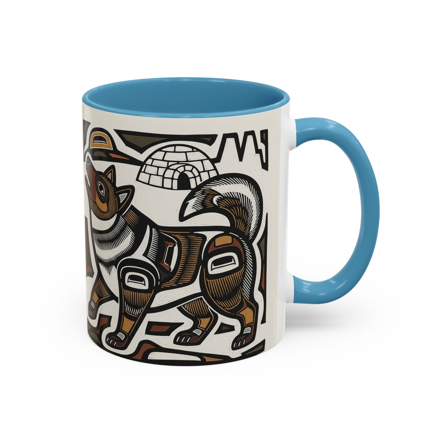 Canadian Eskimo Dog Accent Coffee Mug - Perfect Gift for Dog Lovers