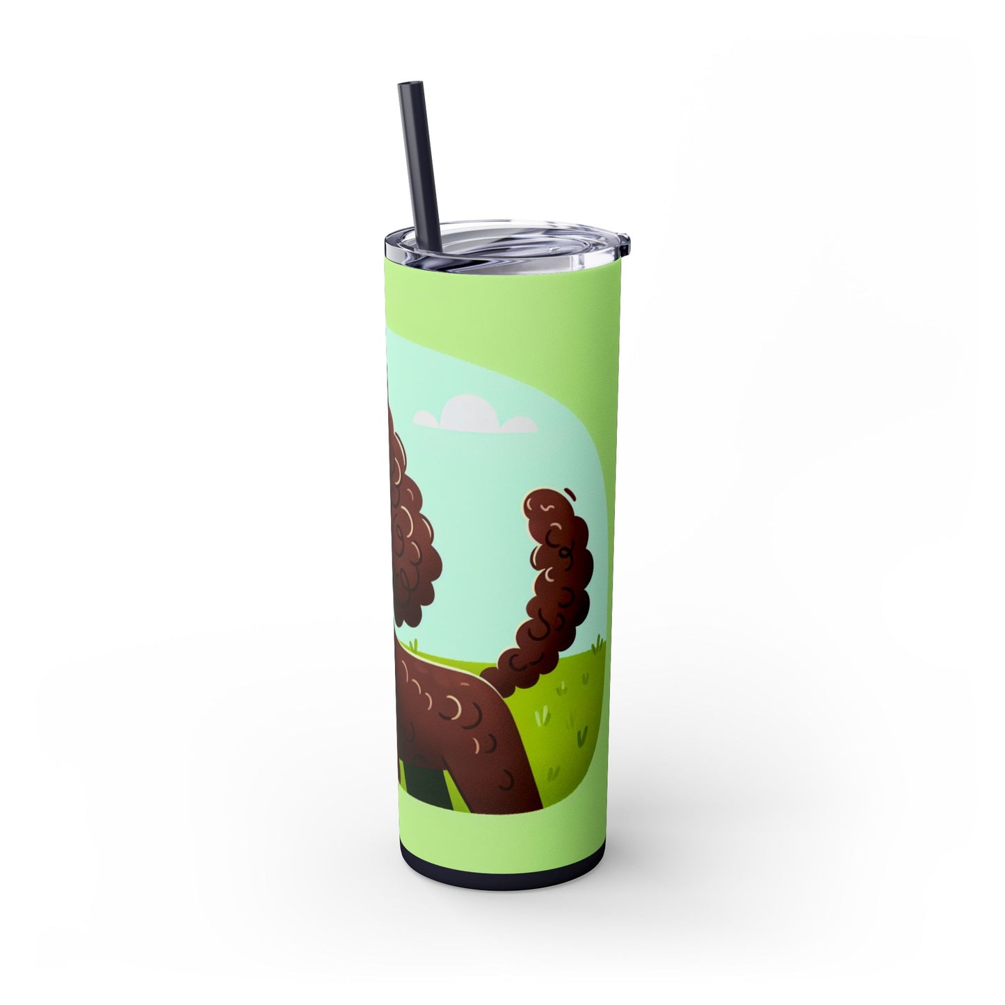Irish Water Spaniel Tumbler with Straw, 20oz
