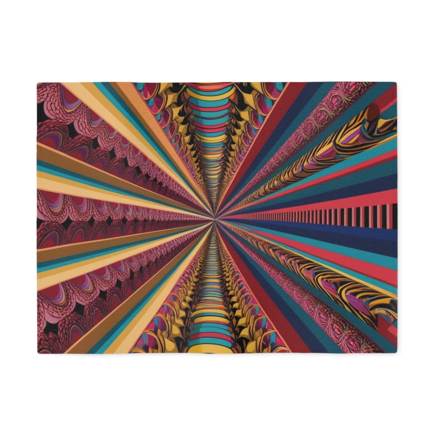 Optical Illusion Sweatshirt Blanket