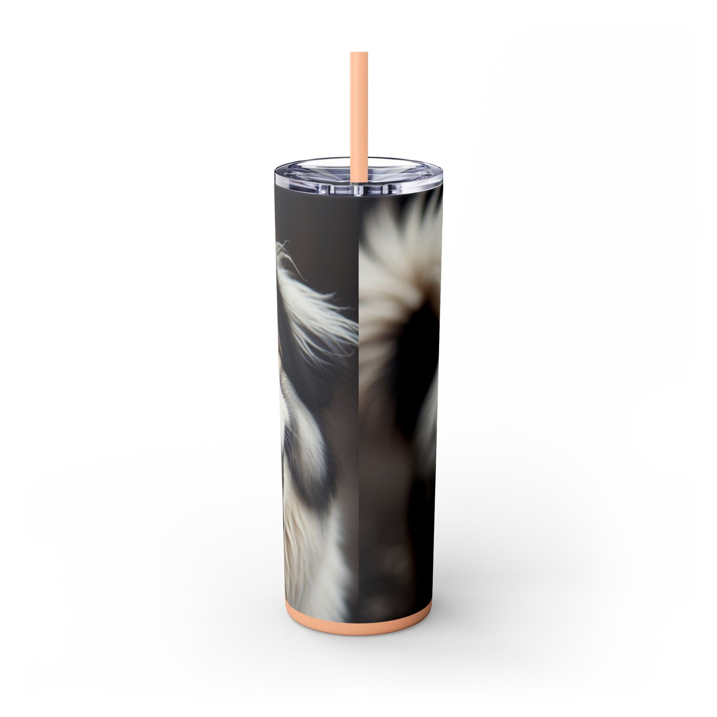 Romanian Mioritic Shepherd Dog Tumbler with Straw, 20oz