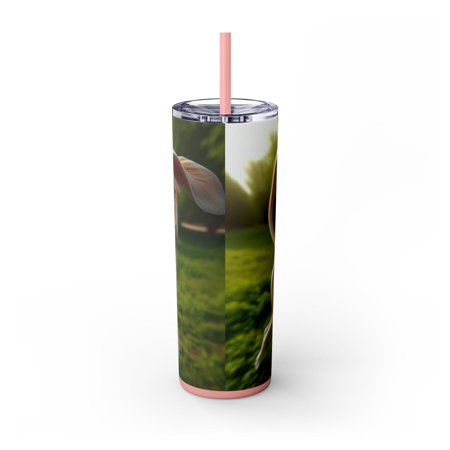 Sloughi Skinny Tumbler with Straw, 20oz