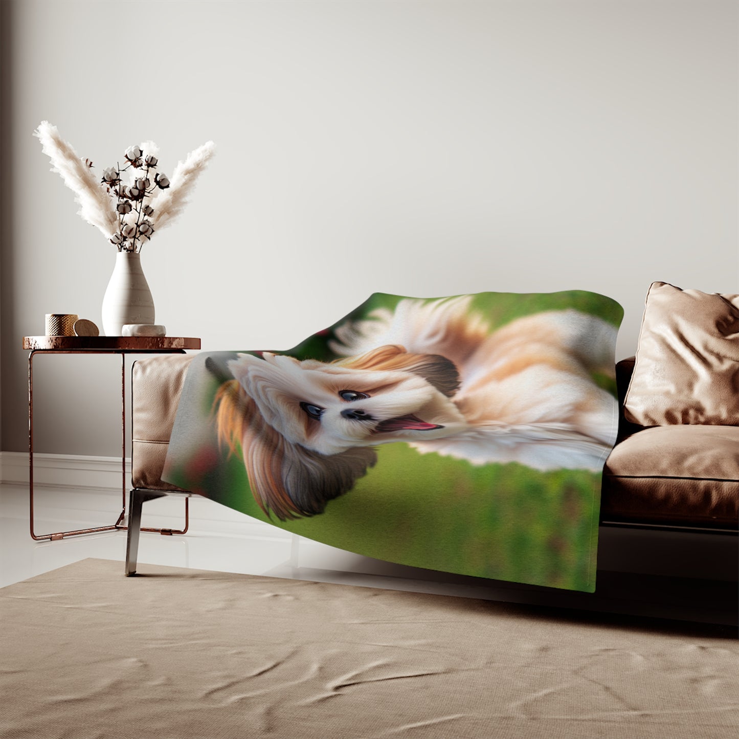 Shih-poo Sweatshirt Blanket