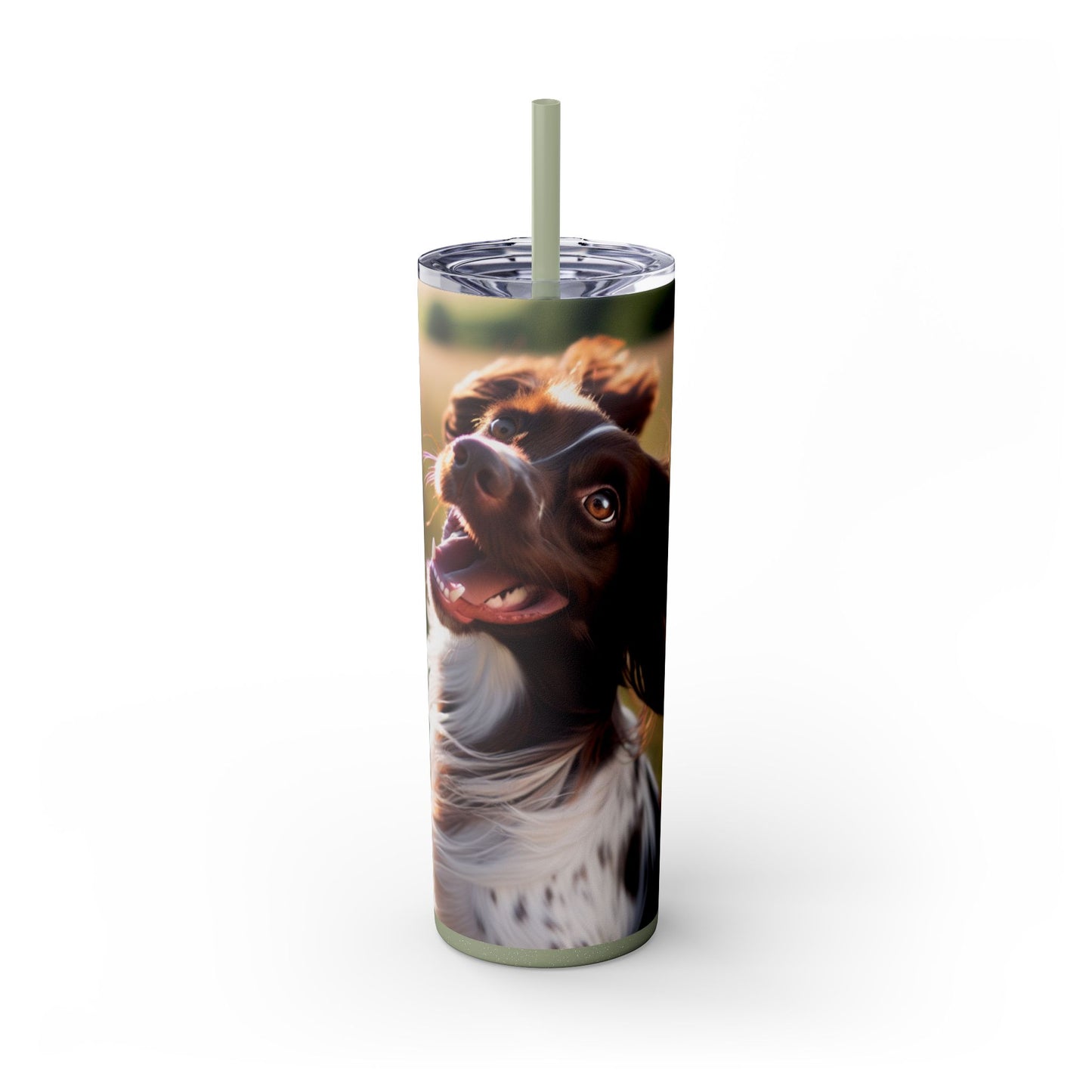 Small Munsterlander Tumbler with Straw, 20oz