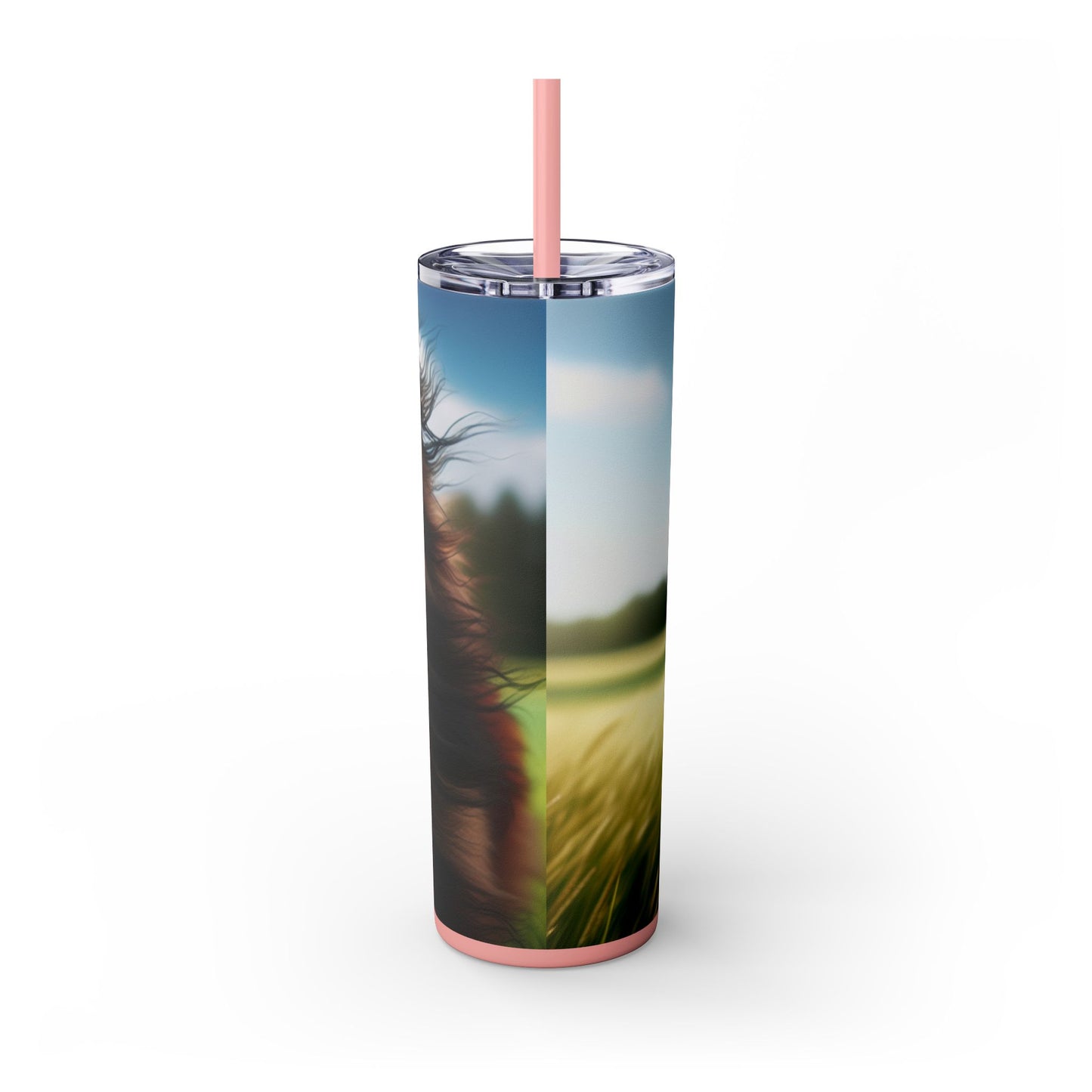 Belgian Shepherd Dog Tervuren Tumbler with Straw, 20oz