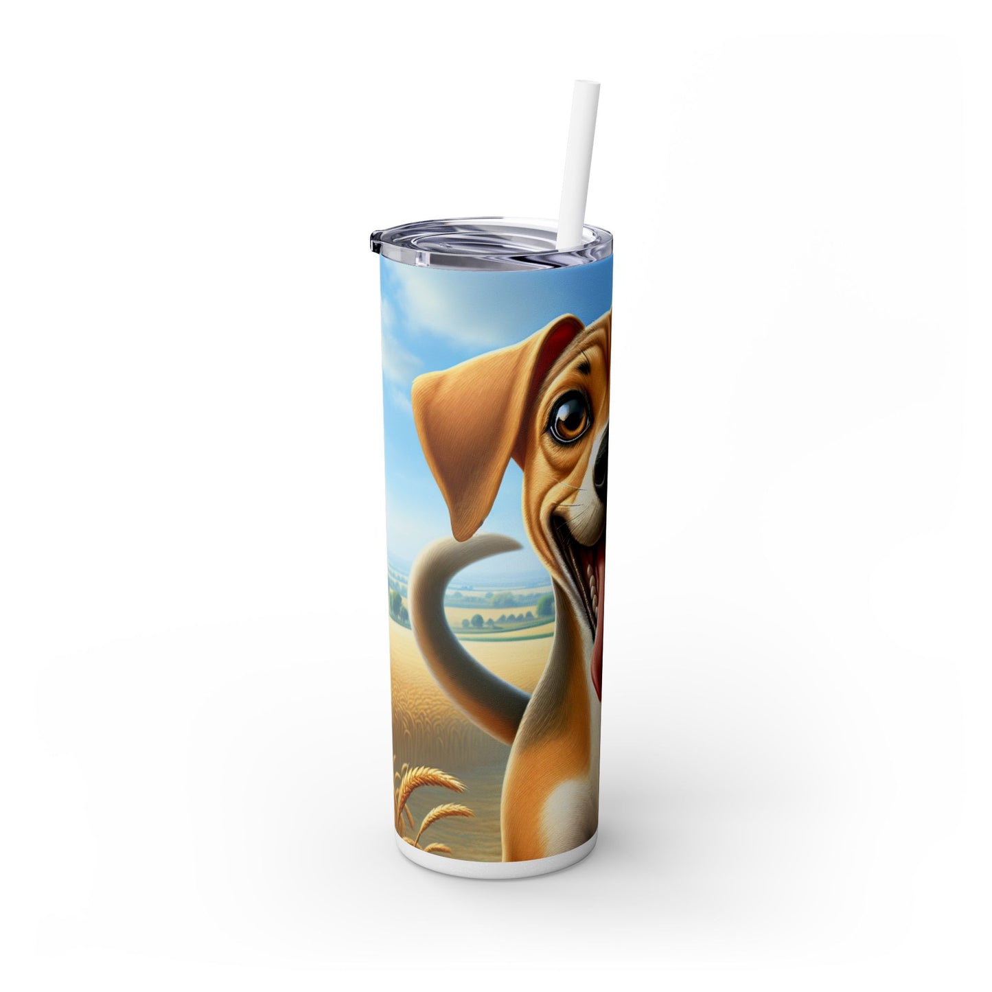 Banjara Hound Tumbler with Straw, 20oz