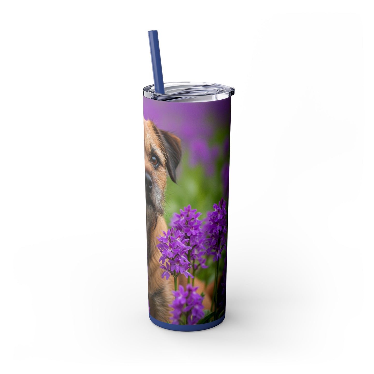 Border Terrier Tumbler with Straw, 20oz