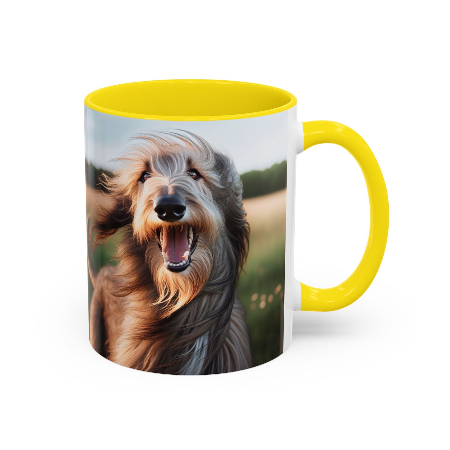 Scottish Deerhound Accent Coffee Mug - Perfect Gift for Dog Lovers
