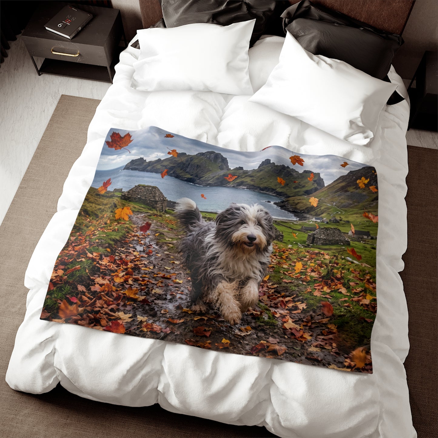 Bearded Collie Blanket