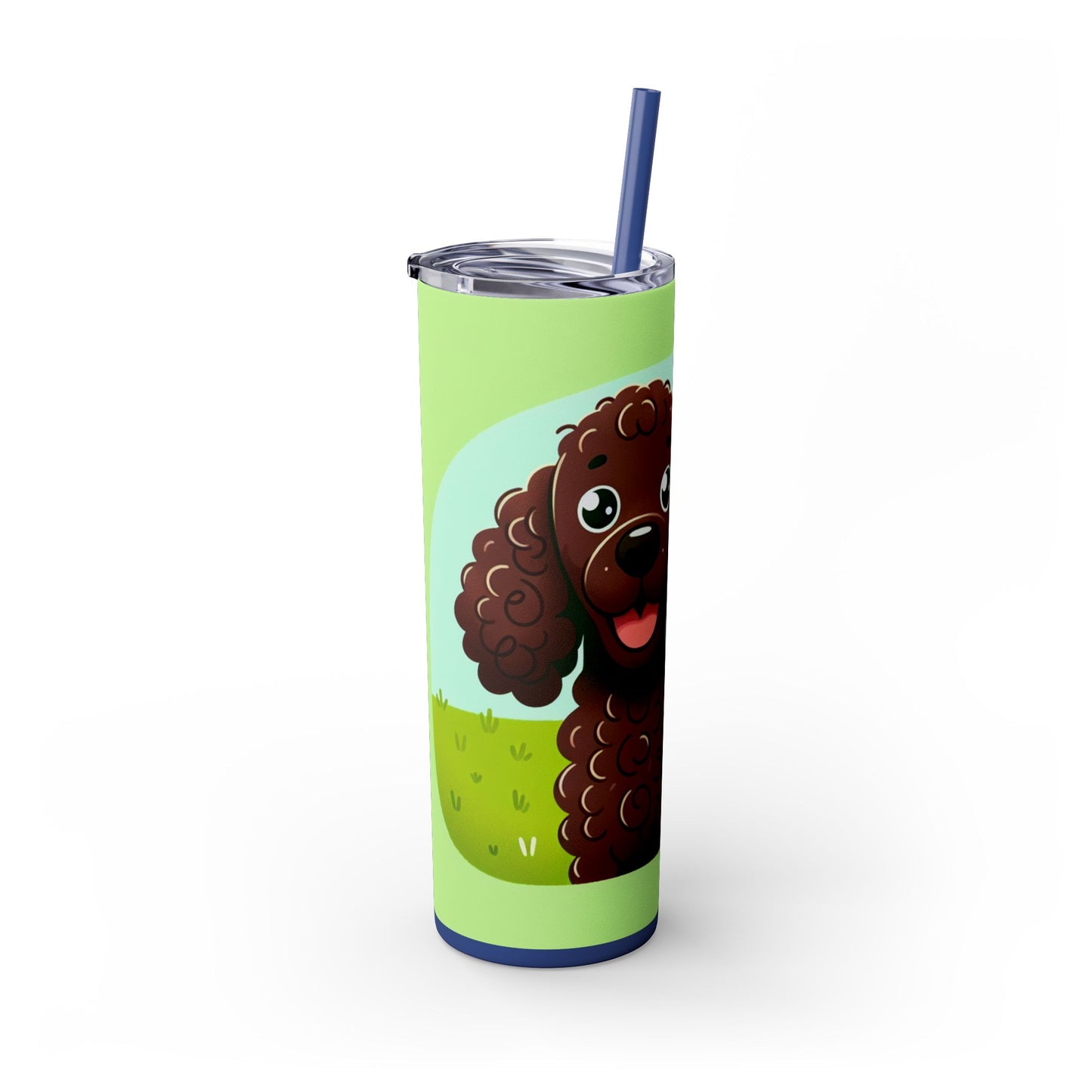 Irish Water Spaniel Tumbler with Straw, 20oz